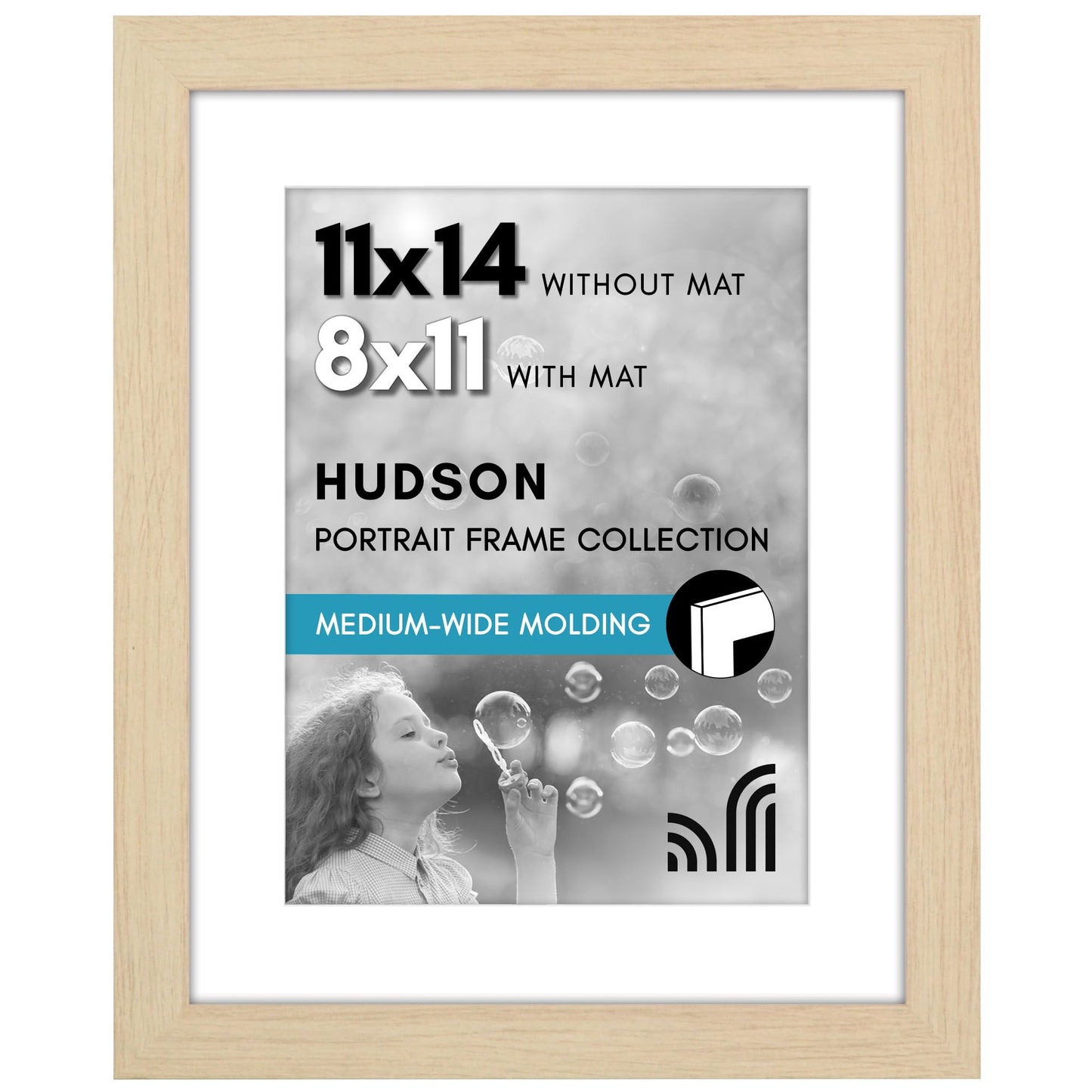 Oversized Gallery Picture Frame with Mat | Hudson Collection