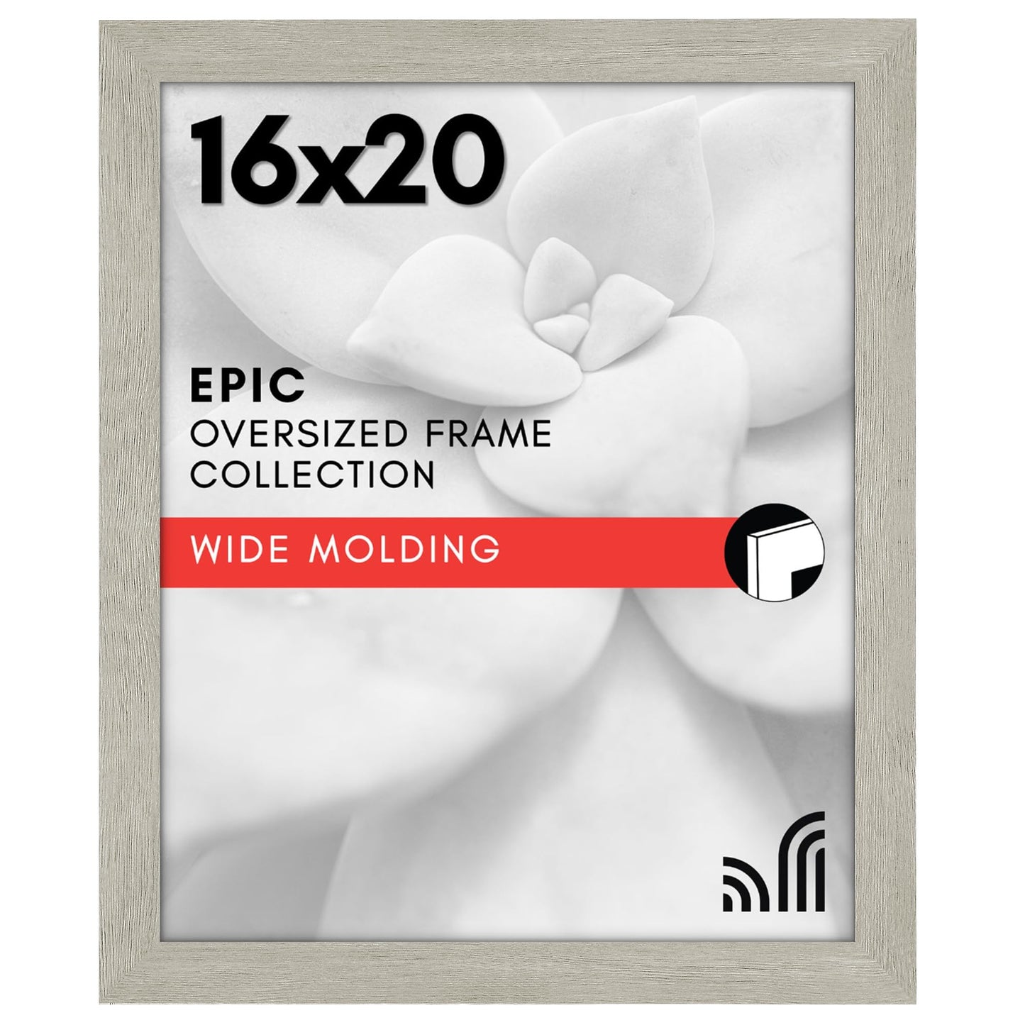 Gallery Poster Frame with Wood Grain Finish | Epic Collection