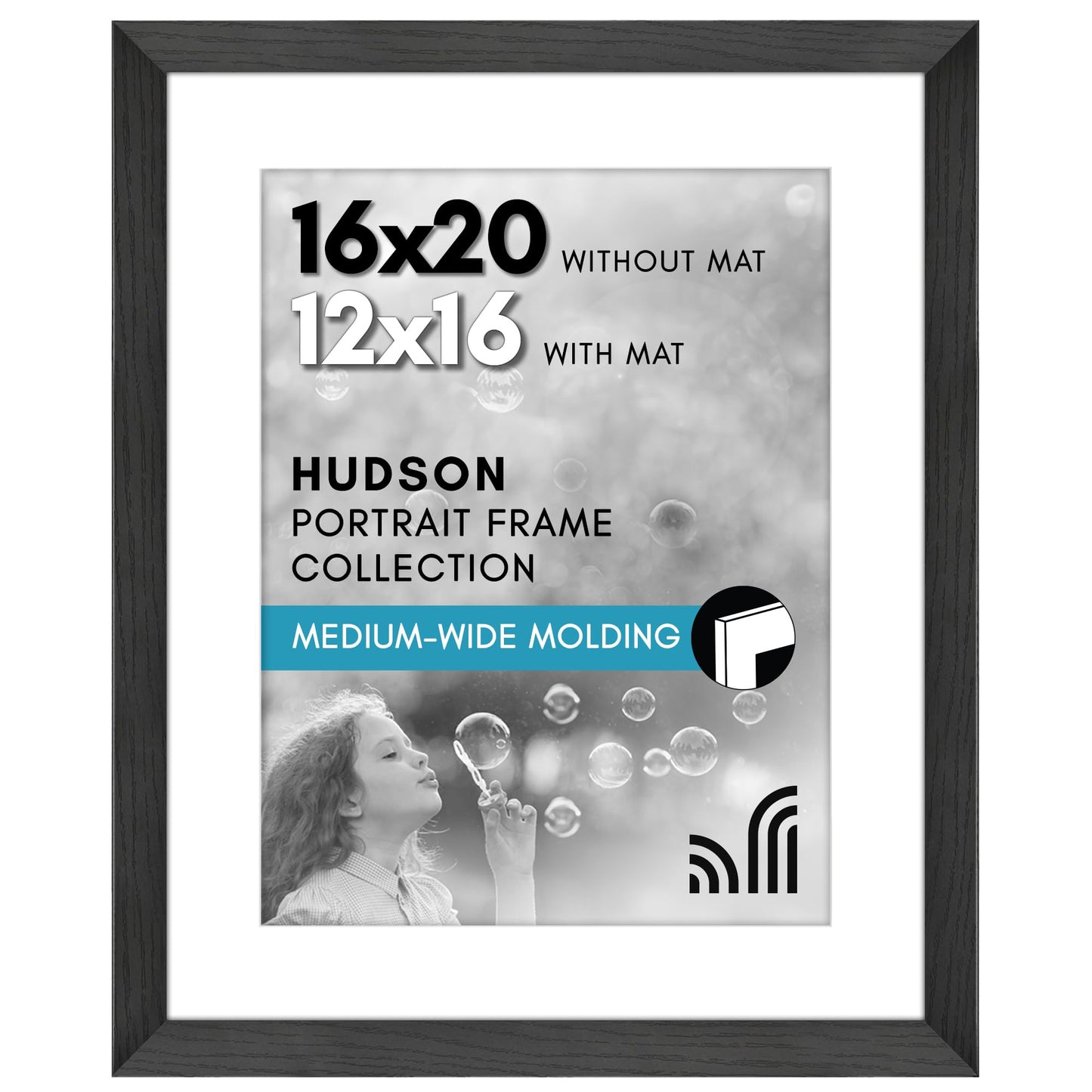 Oversized Gallery Picture Frame with Mat | Hudson Collection