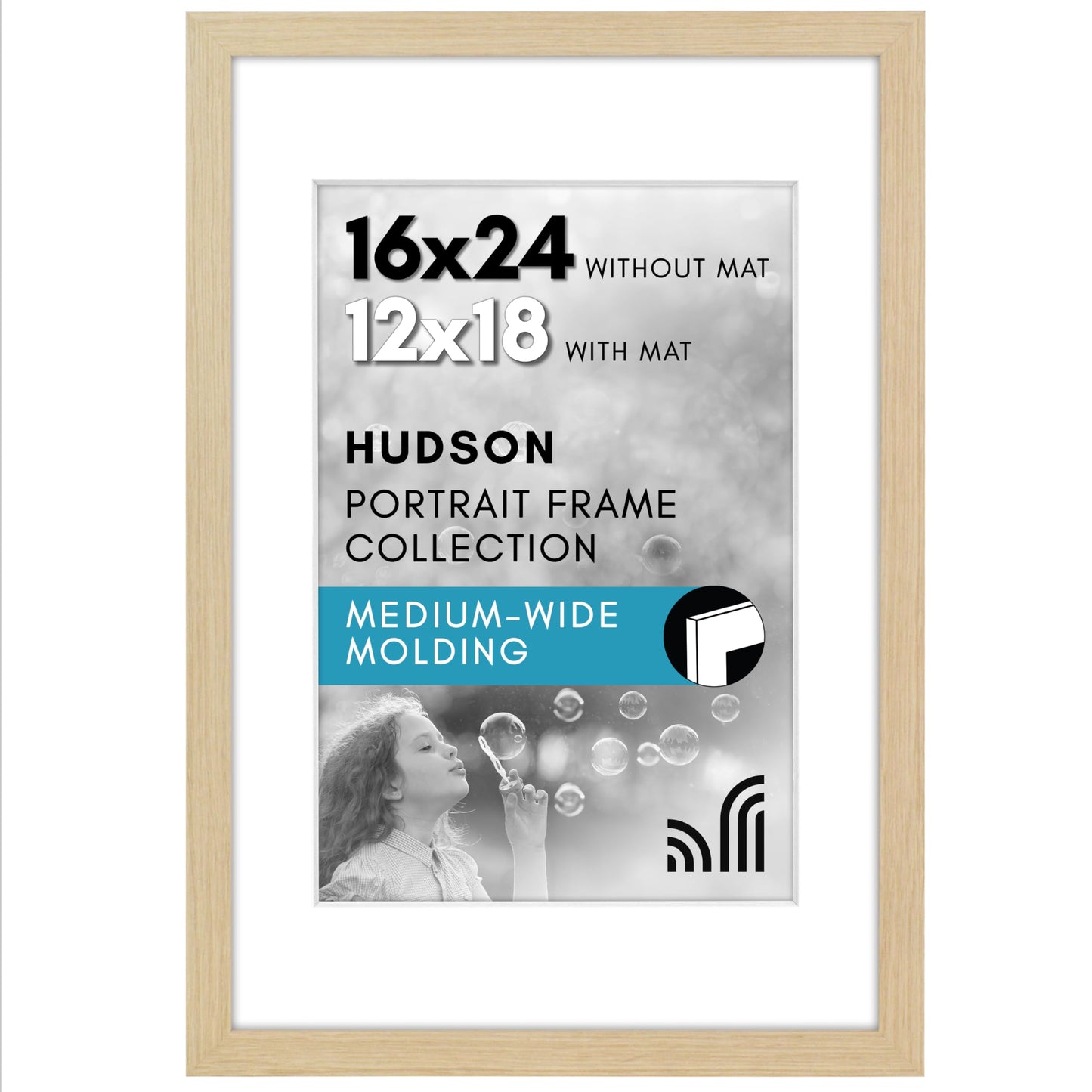 Oversized Gallery Picture Frame with Mat | Hudson Collection