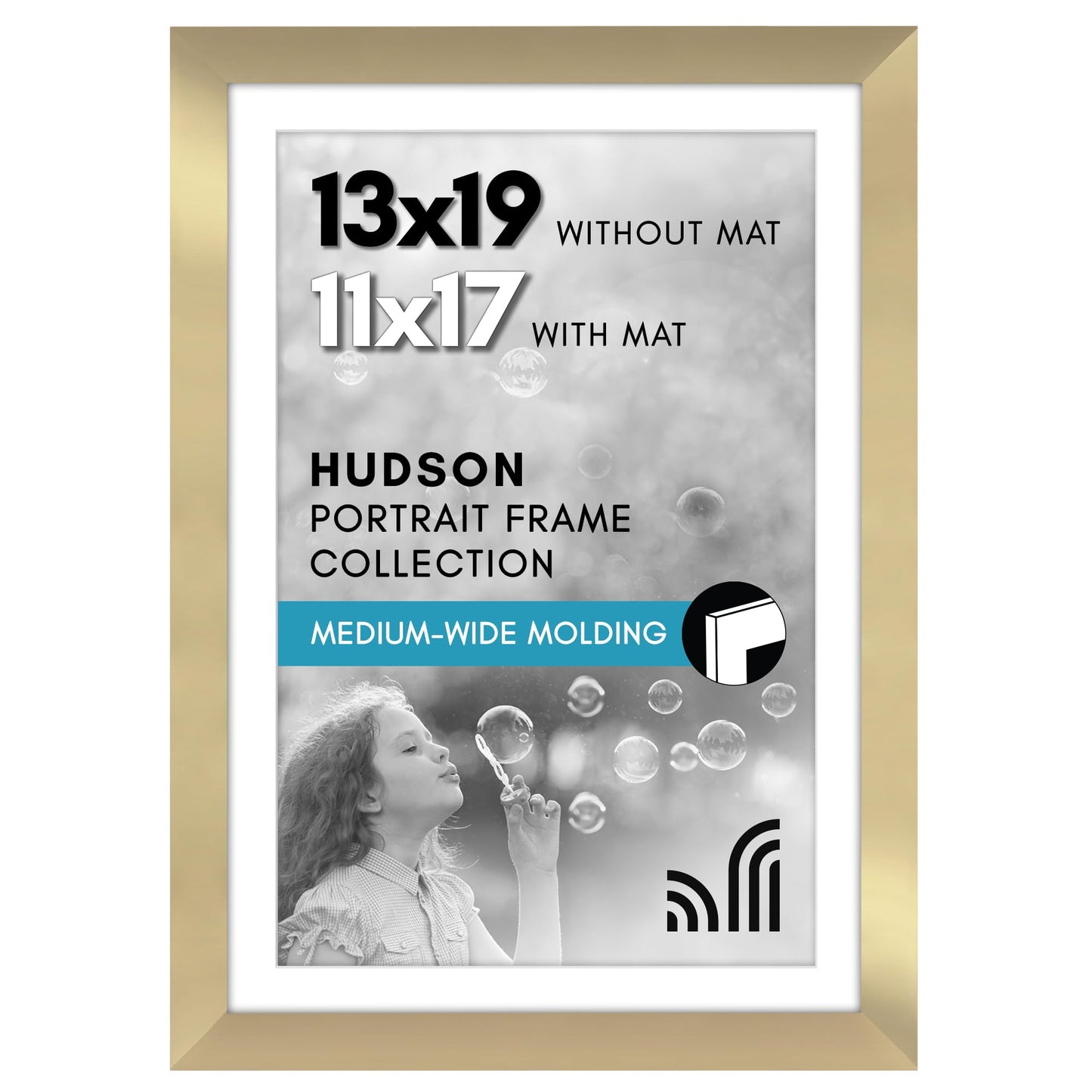 Oversized Gallery Picture Frame with Mat | Hudson Collection