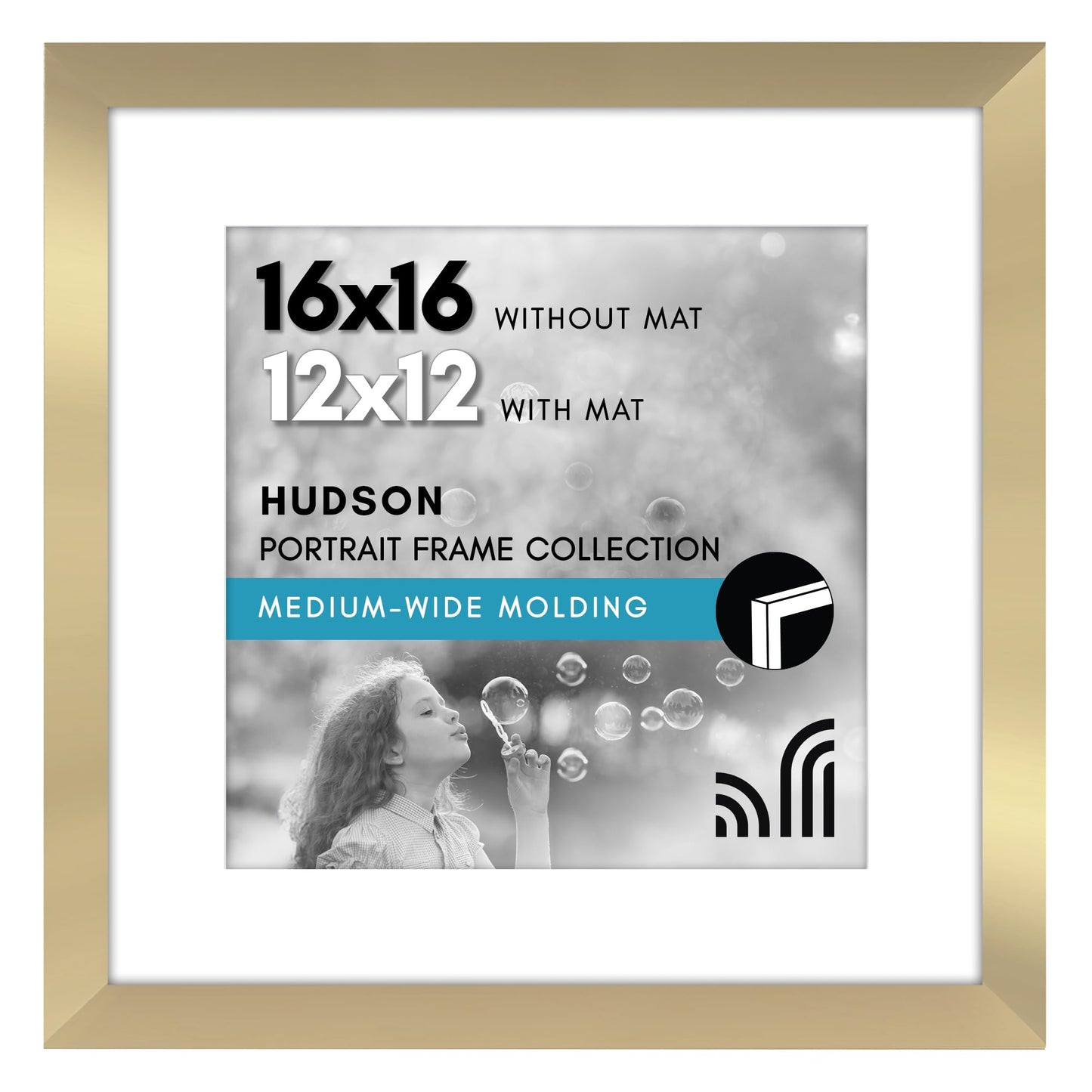 Oversized Gallery Picture Frame with Mat | Hudson Collection