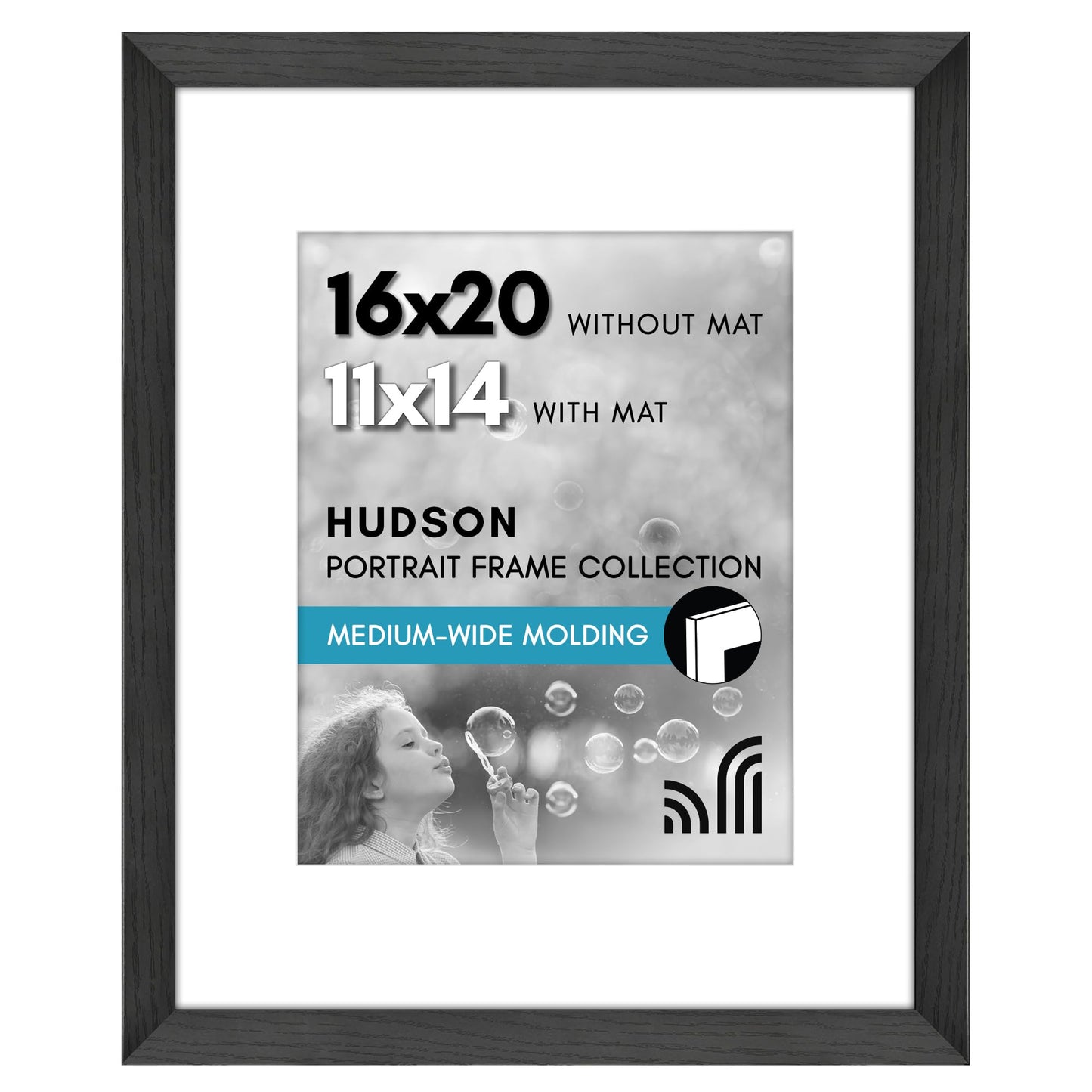 Oversized Gallery Picture Frame with Mat | Hudson Collection