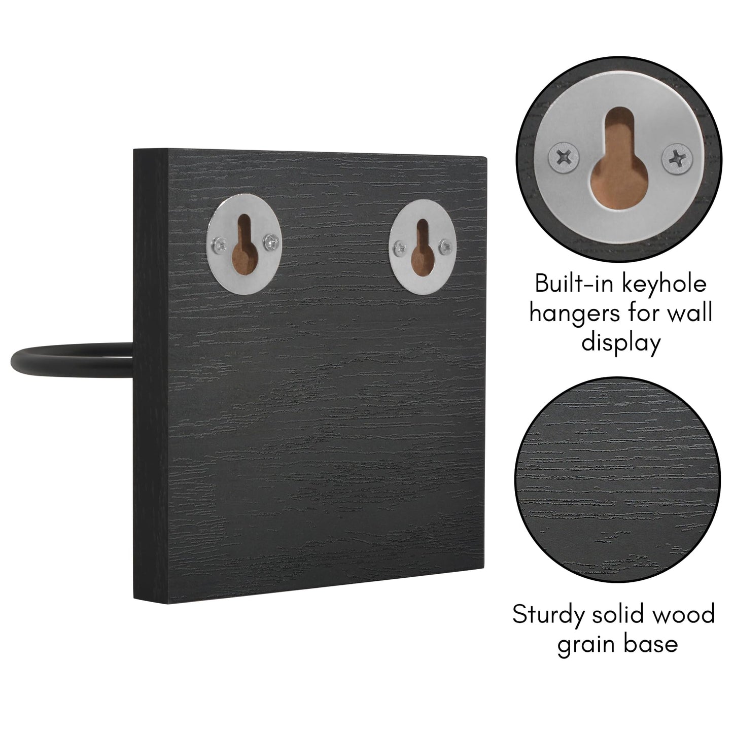 Set of 3 - Sports Ball Display Stands | BSBLWDBLK3PK