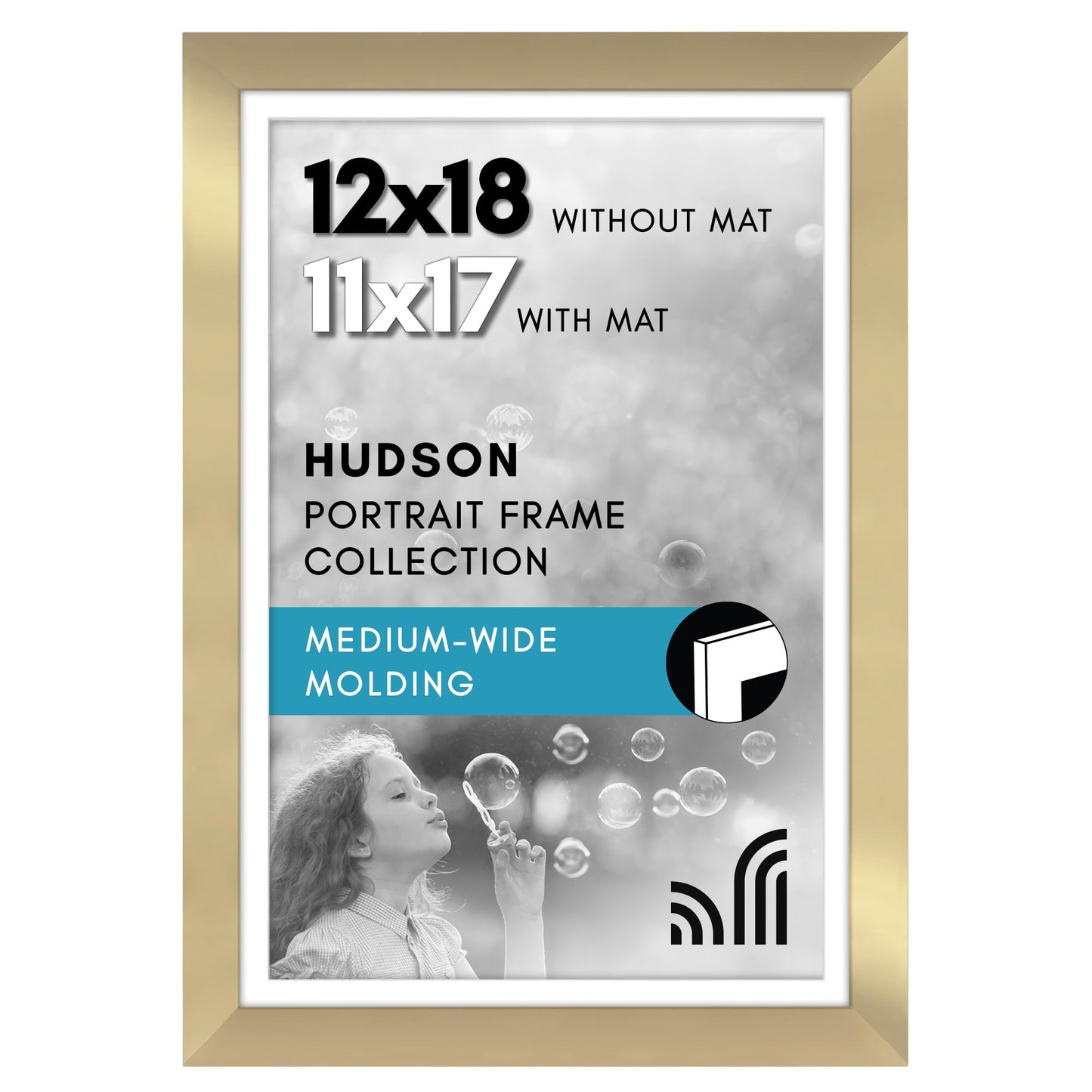 Oversized Gallery Picture Frame with Mat | Hudson Collection