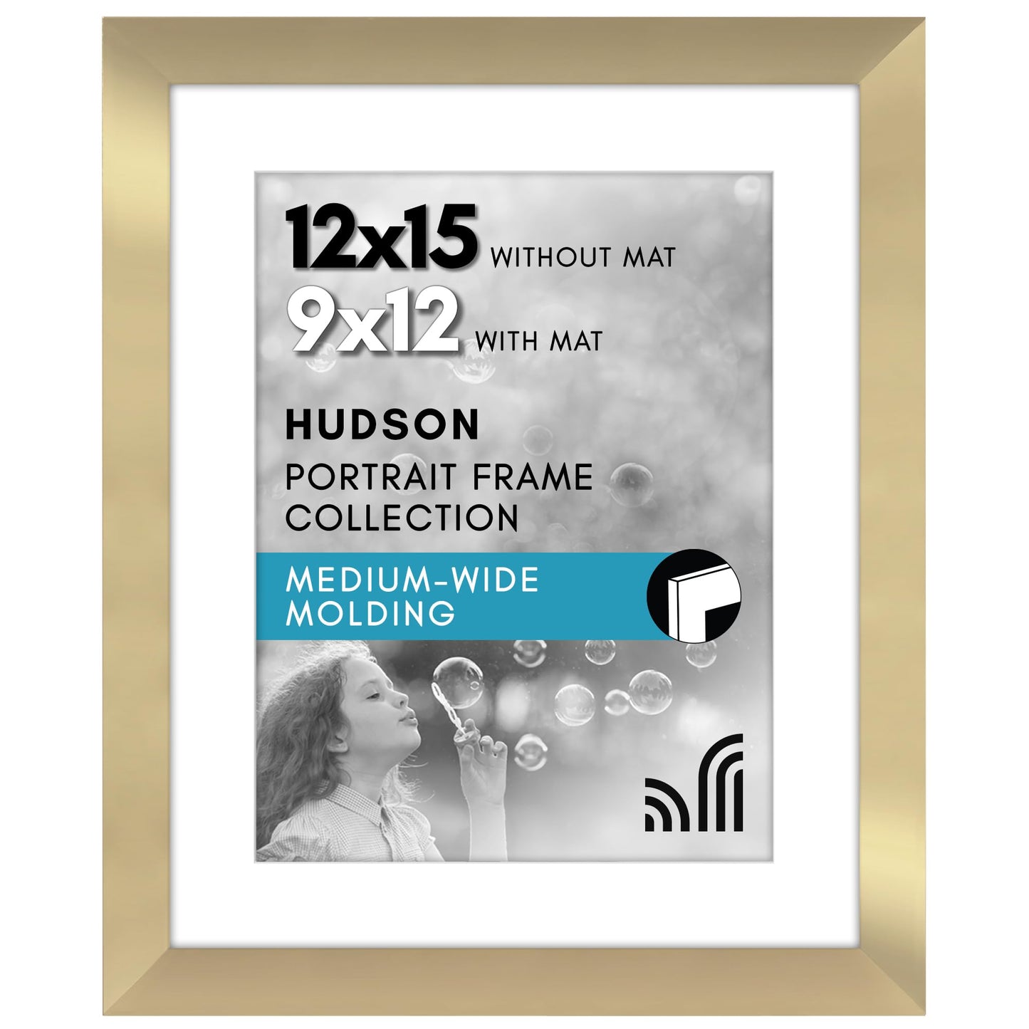 Oversized Gallery Picture Frame with Mat | Hudson Collection