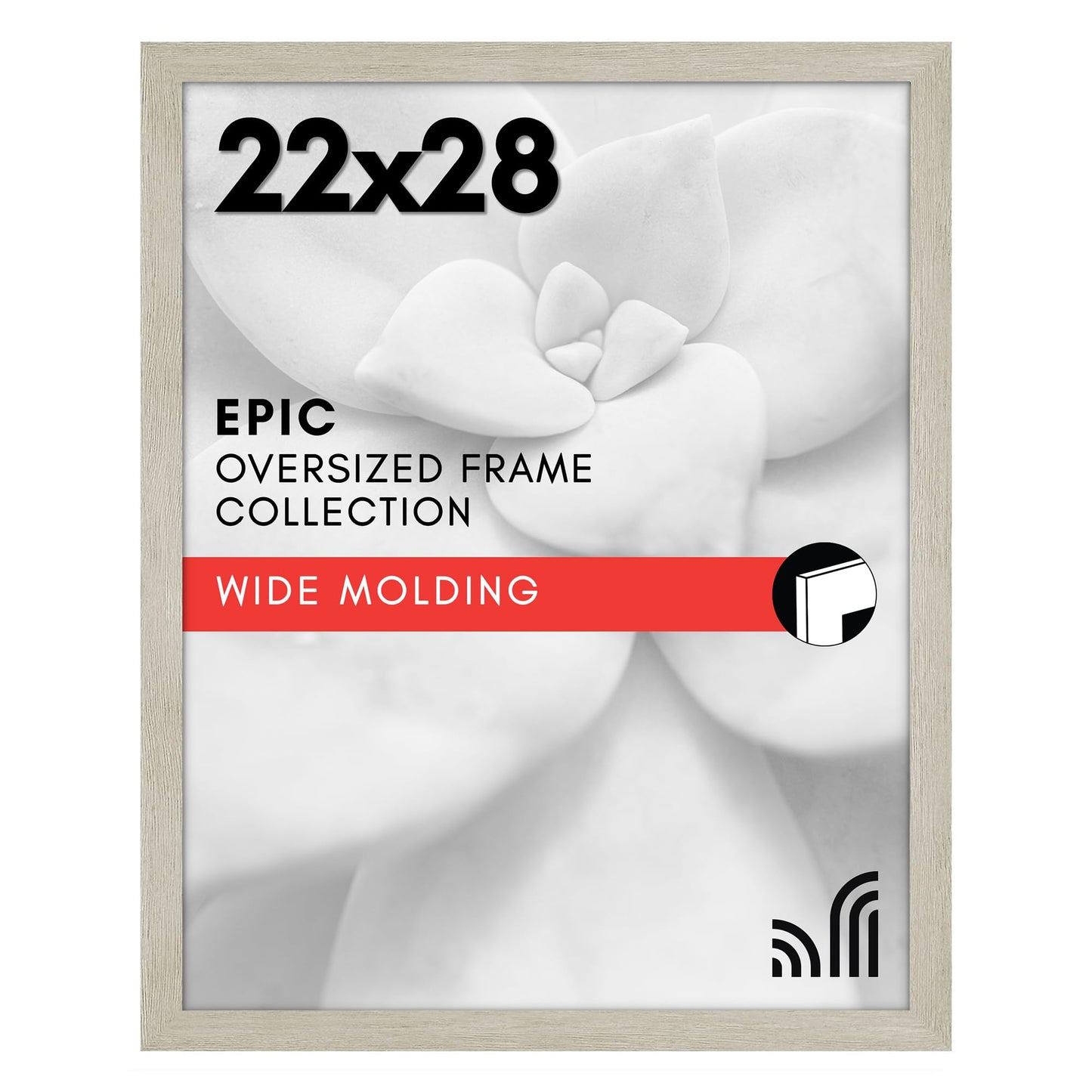 Gallery Poster Frame with Wood Grain Finish | Epic Collection