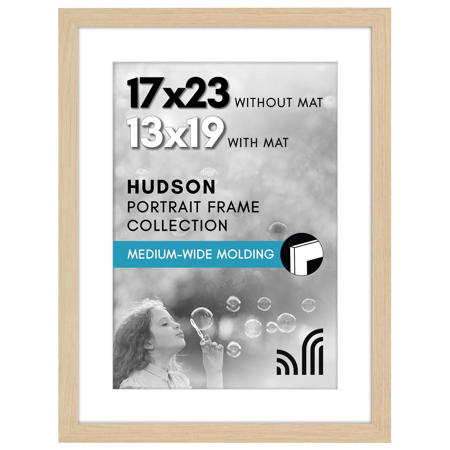 Oversized Gallery Picture Frame with Mat | Hudson Collection