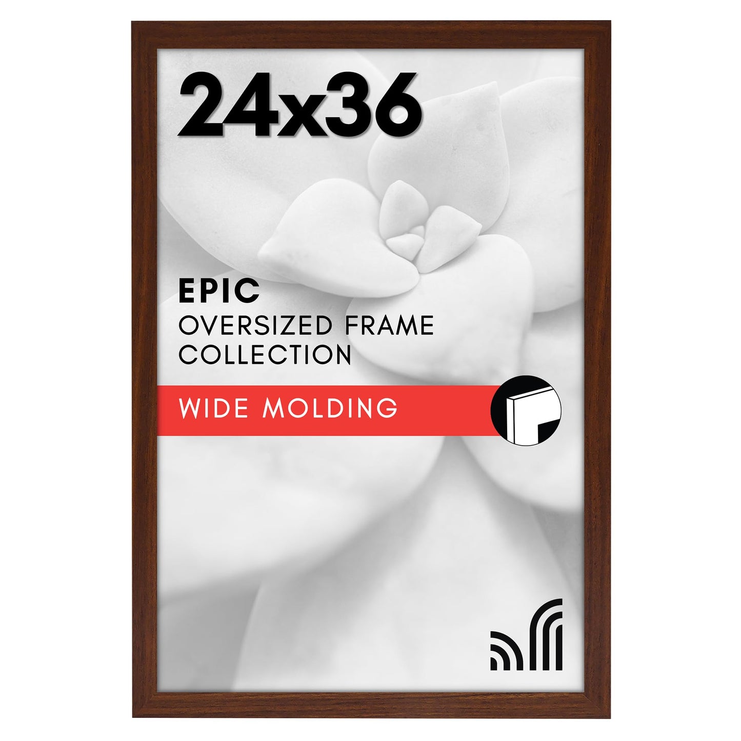 Gallery Poster Frame with Wood Grain Finish | Epic Collection