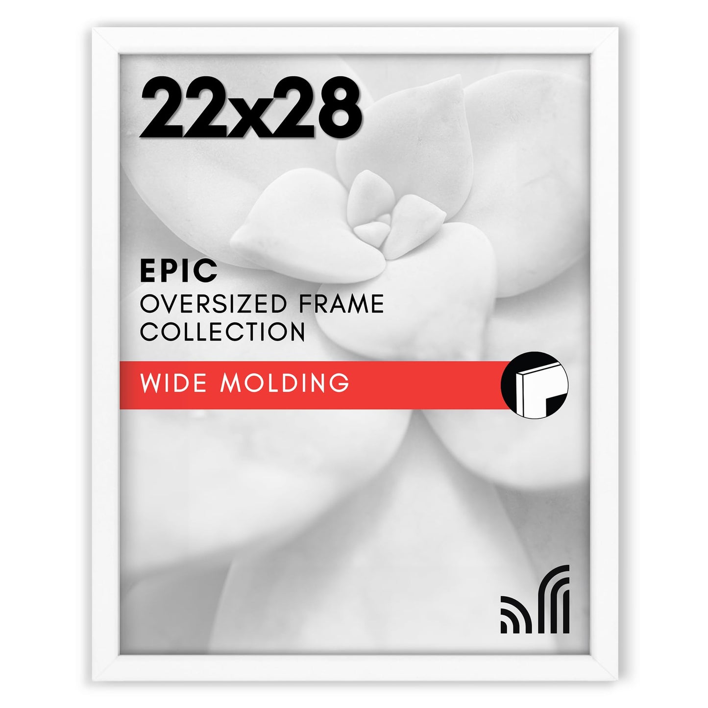 Gallery Poster Frame with Wood Grain Finish | Epic Collection