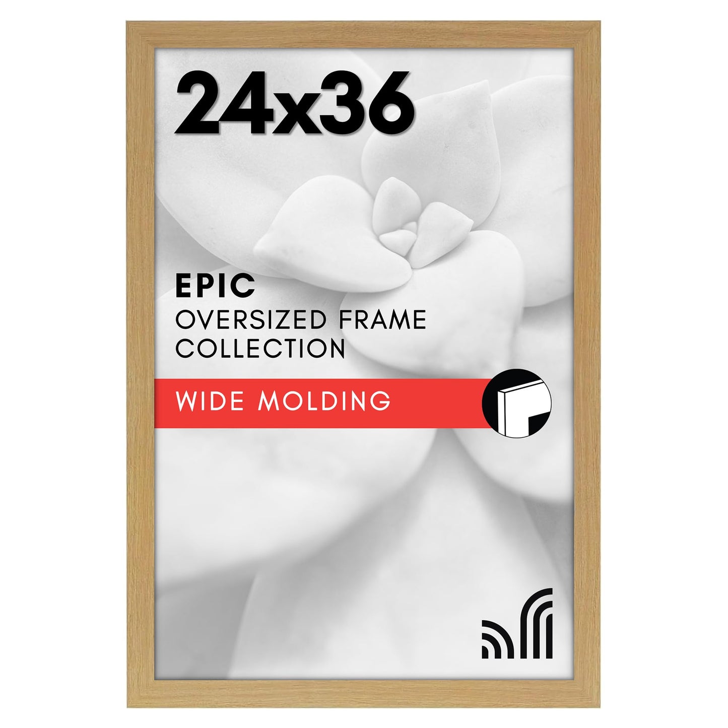 Gallery Poster Frame with Wood Grain Finish | Epic Collection