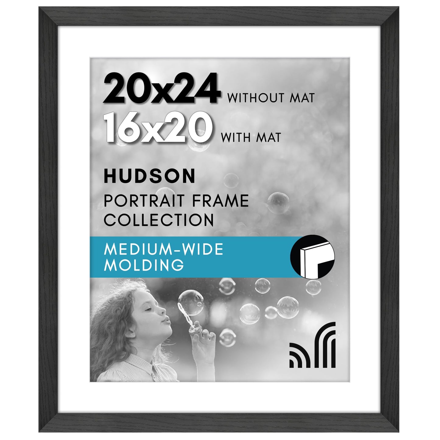 Oversized Gallery Picture Frame with Mat | Hudson Collection
