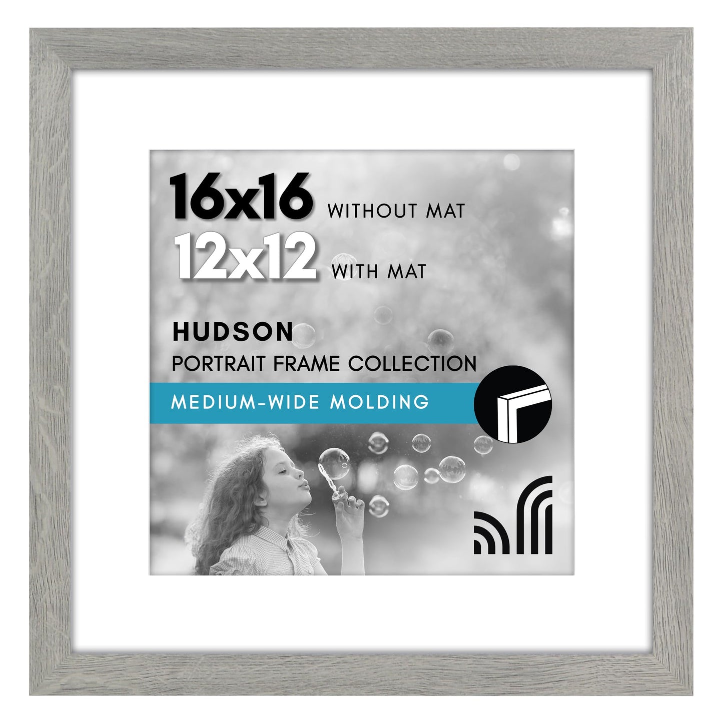 Oversized Gallery Picture Frame with Mat | Hudson Collection