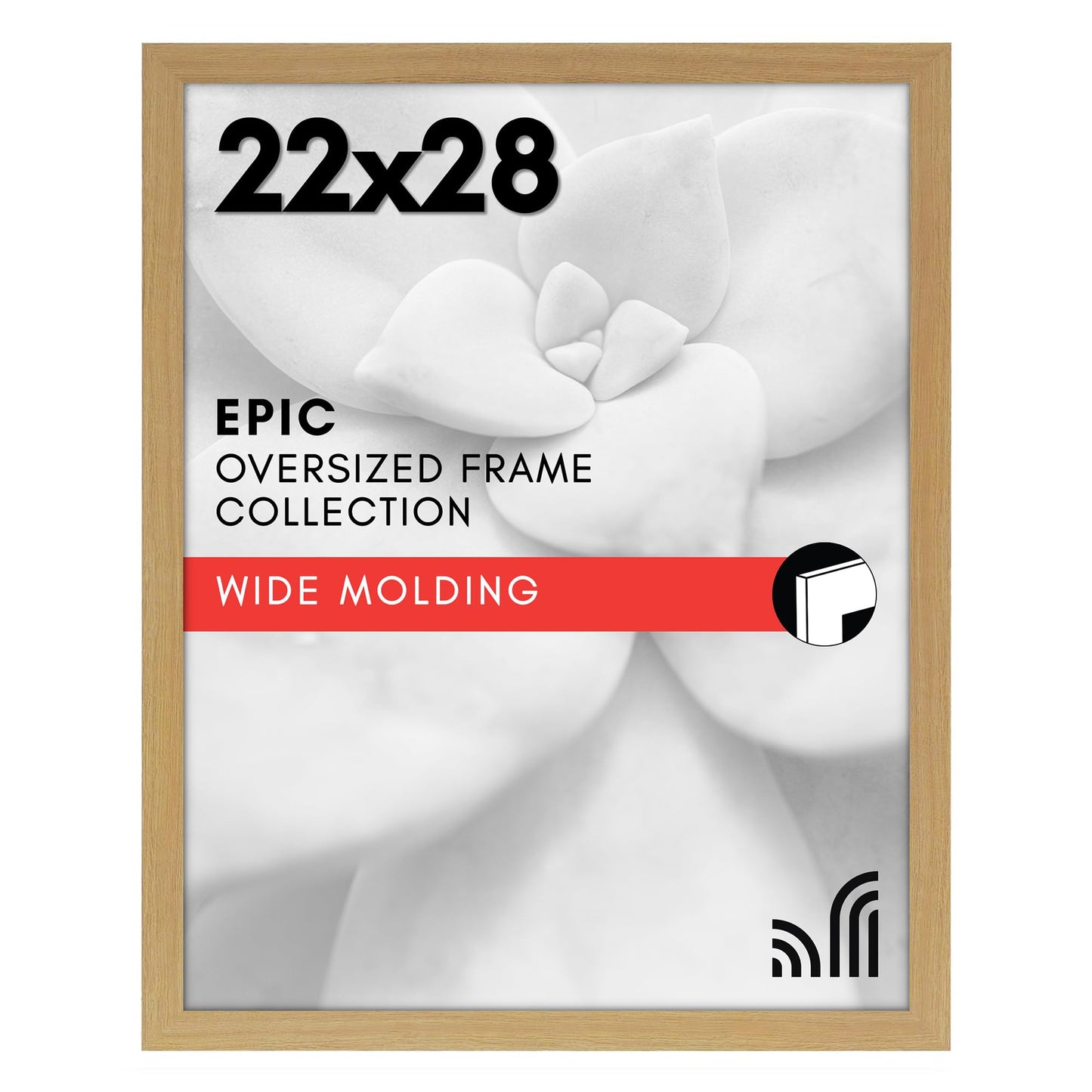 Gallery Poster Frame with Wood Grain Finish | Epic Collection