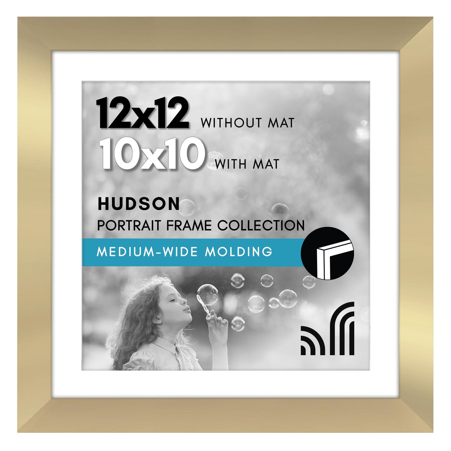 Oversized Gallery Picture Frame with Mat | Hudson Collection