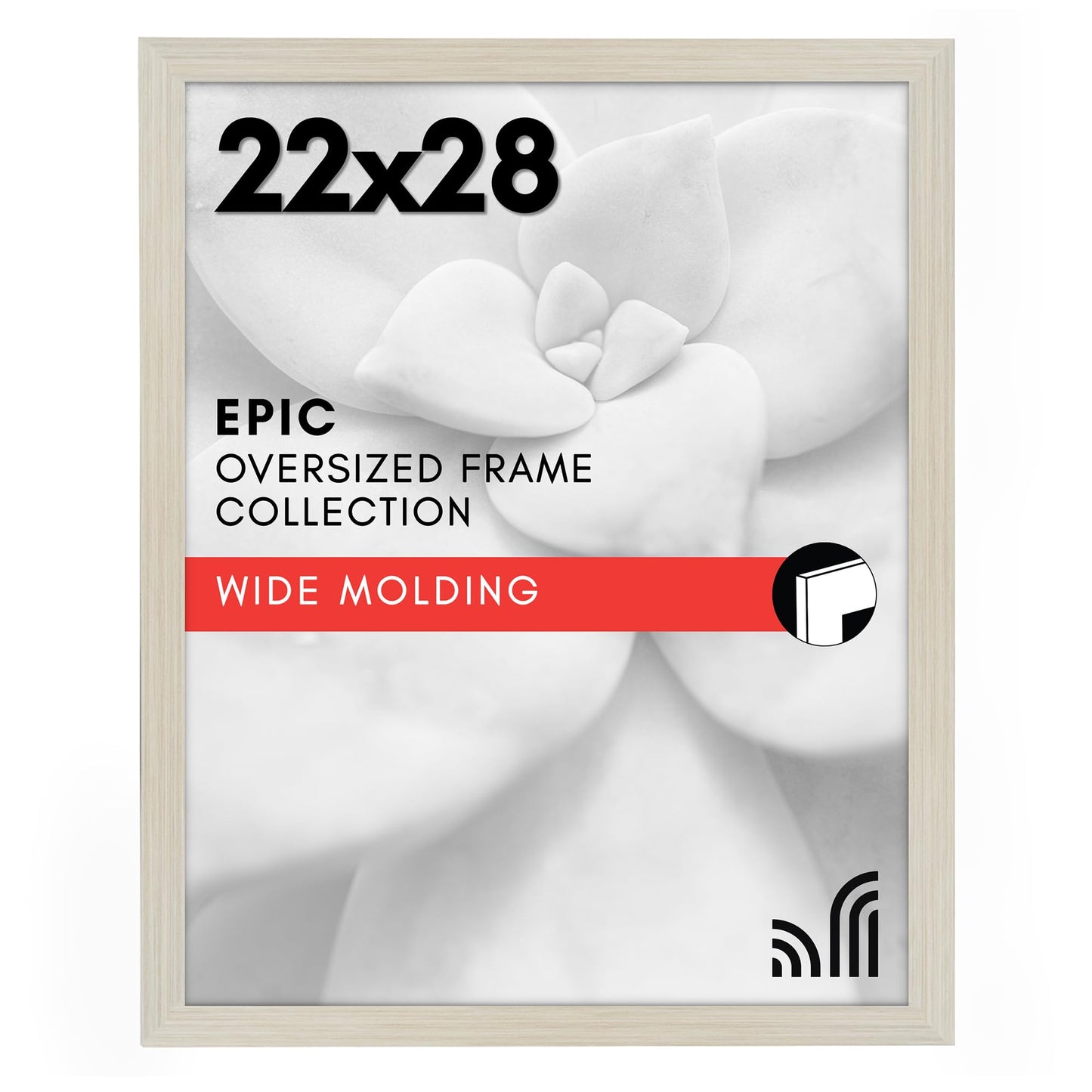 Gallery Poster Frame with Wood Grain Finish | Epic Collection