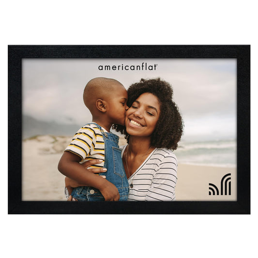 4x6 | Magnetic Refrigerator Frame | Black | Modern - Premium Quality