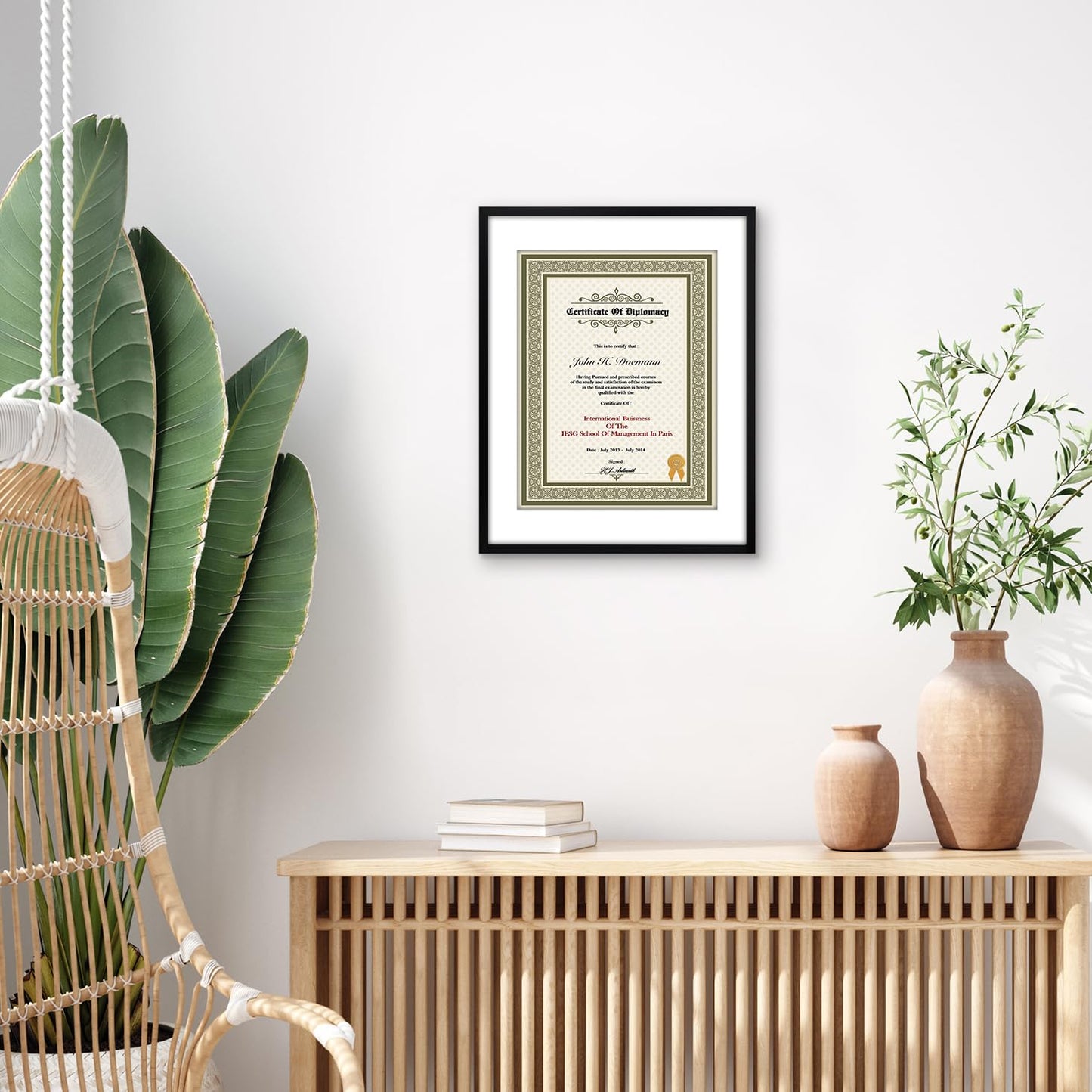 Americanflat Legacy Diploma Frame | With Mat Multi pack | Shatter-Resistant