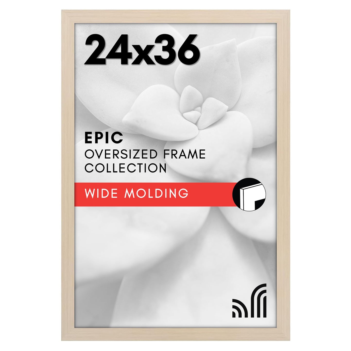 Gallery Poster Frame with Wood Grain Finish | Epic Collection