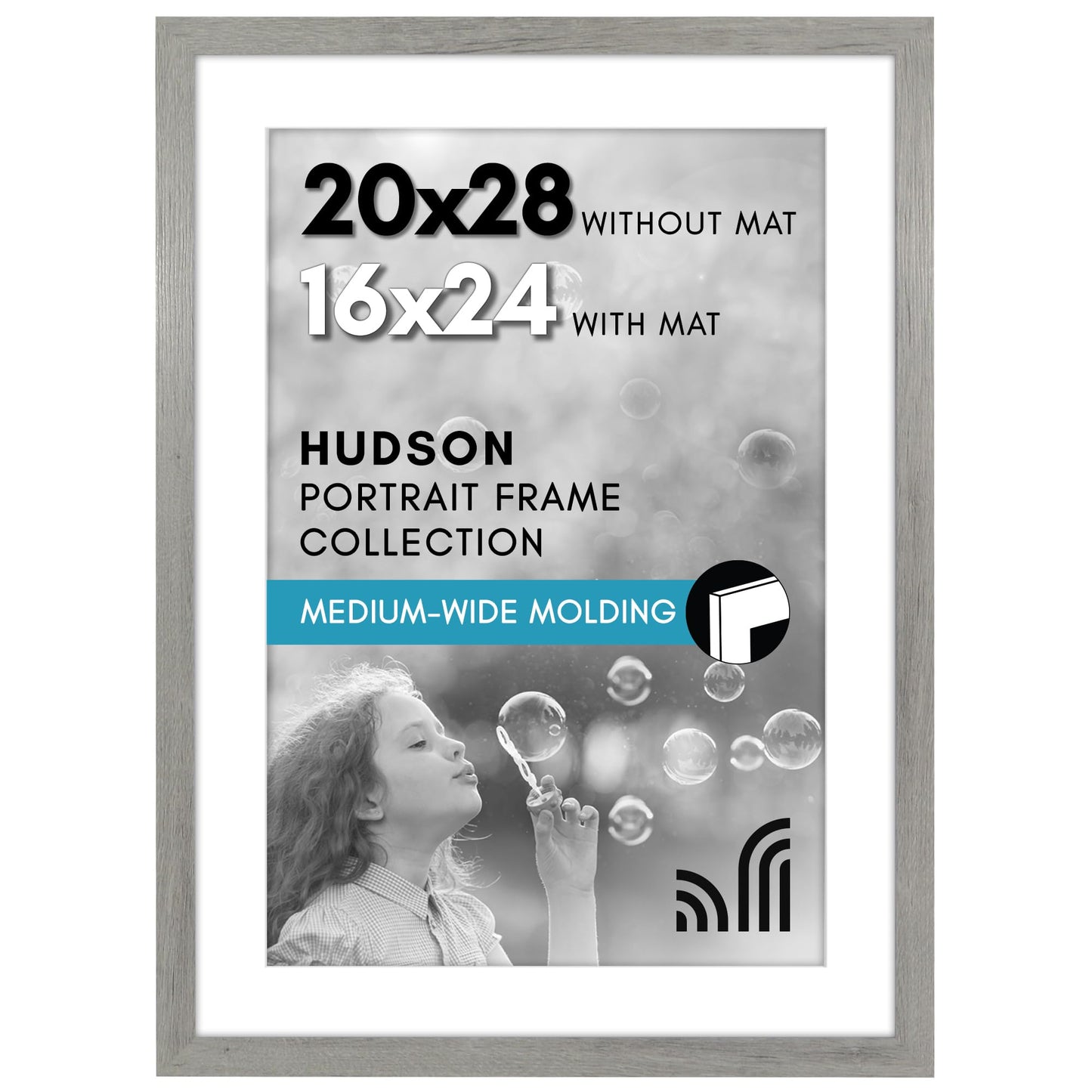 Oversized Gallery Picture Frame with Mat | Hudson Collection