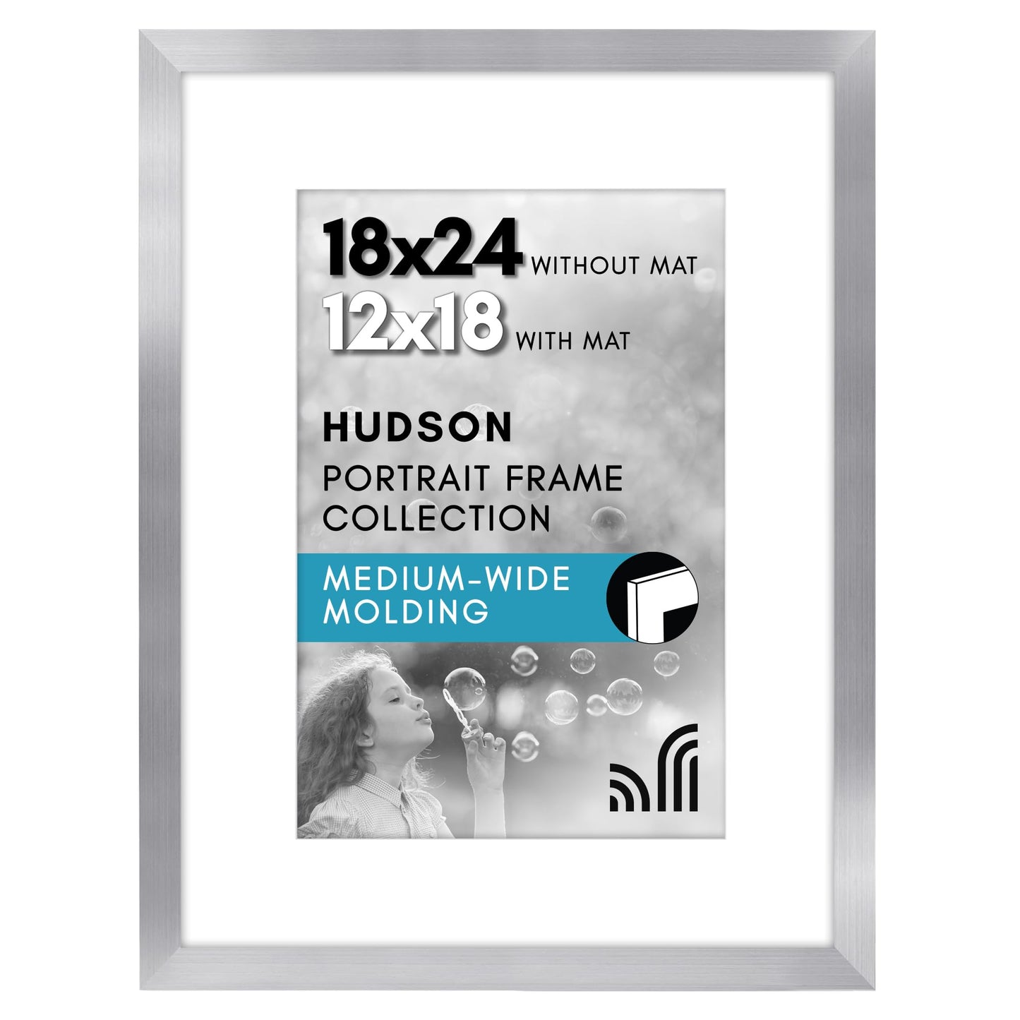Oversized Gallery Picture Frame with Mat | Hudson Collection