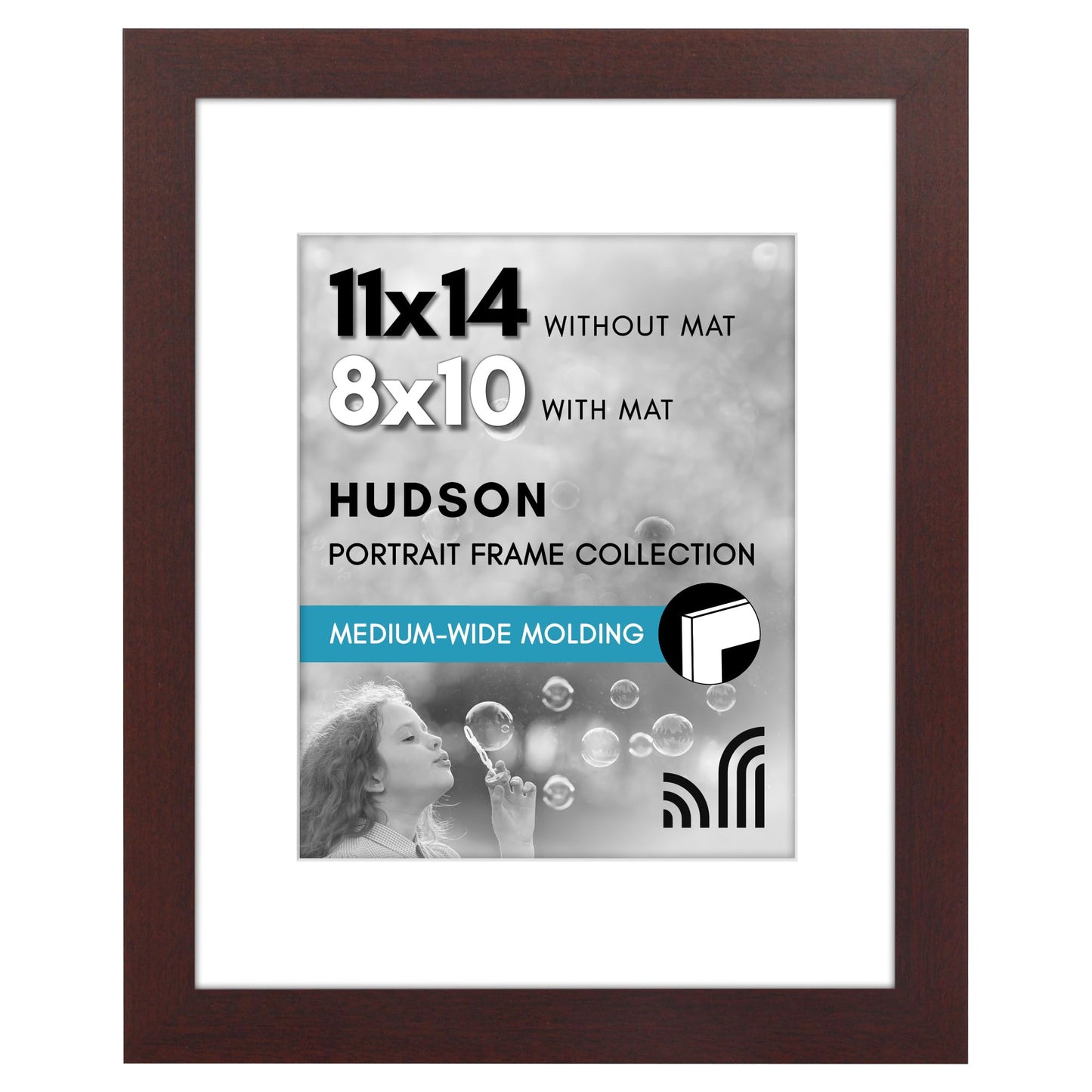 Oversized Gallery Picture Frame with Mat | Hudson Collection