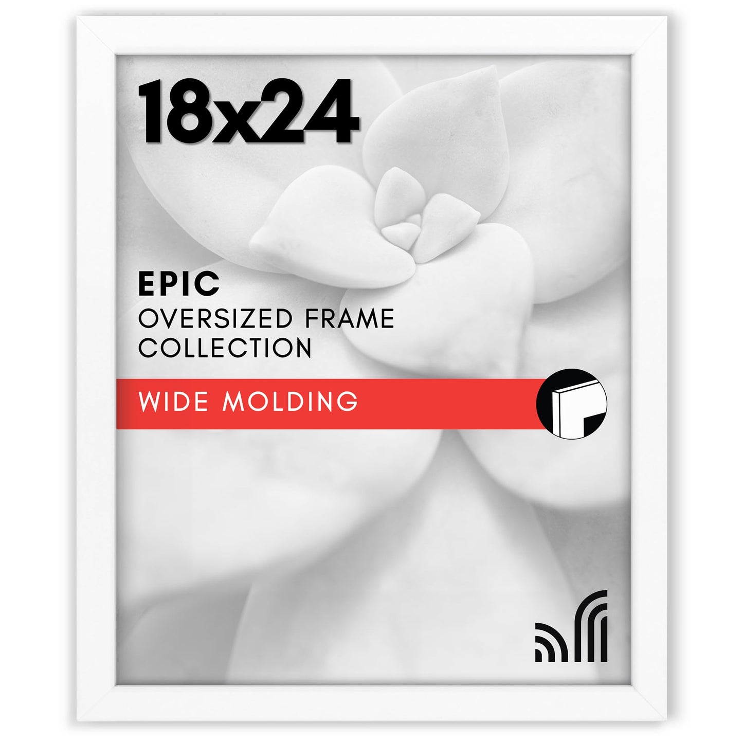Gallery Poster Frame with Wood Grain Finish | Epic Collection