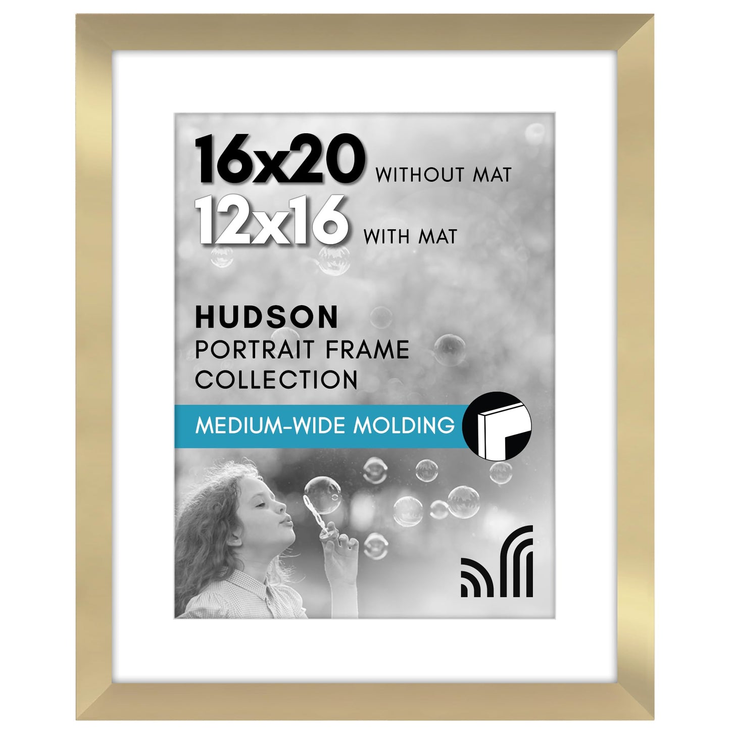 Oversized Gallery Picture Frame with Mat | Hudson Collection