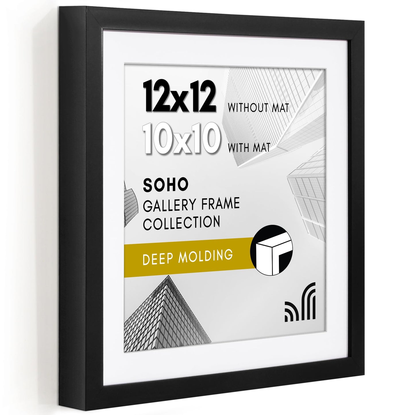 Gallery Picture Frame with Mat | Soho Collection