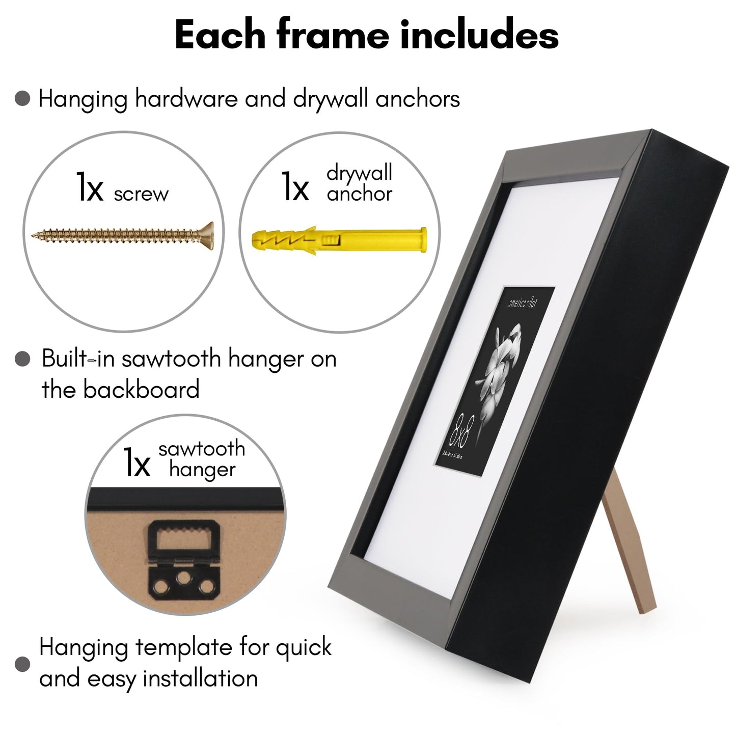 Gallery Picture Frame with Mat | Soho Collection