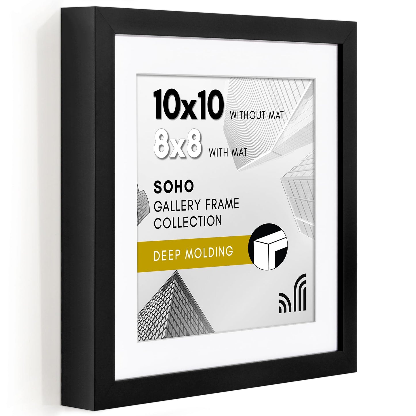Gallery Picture Frame with Mat | Soho Collection