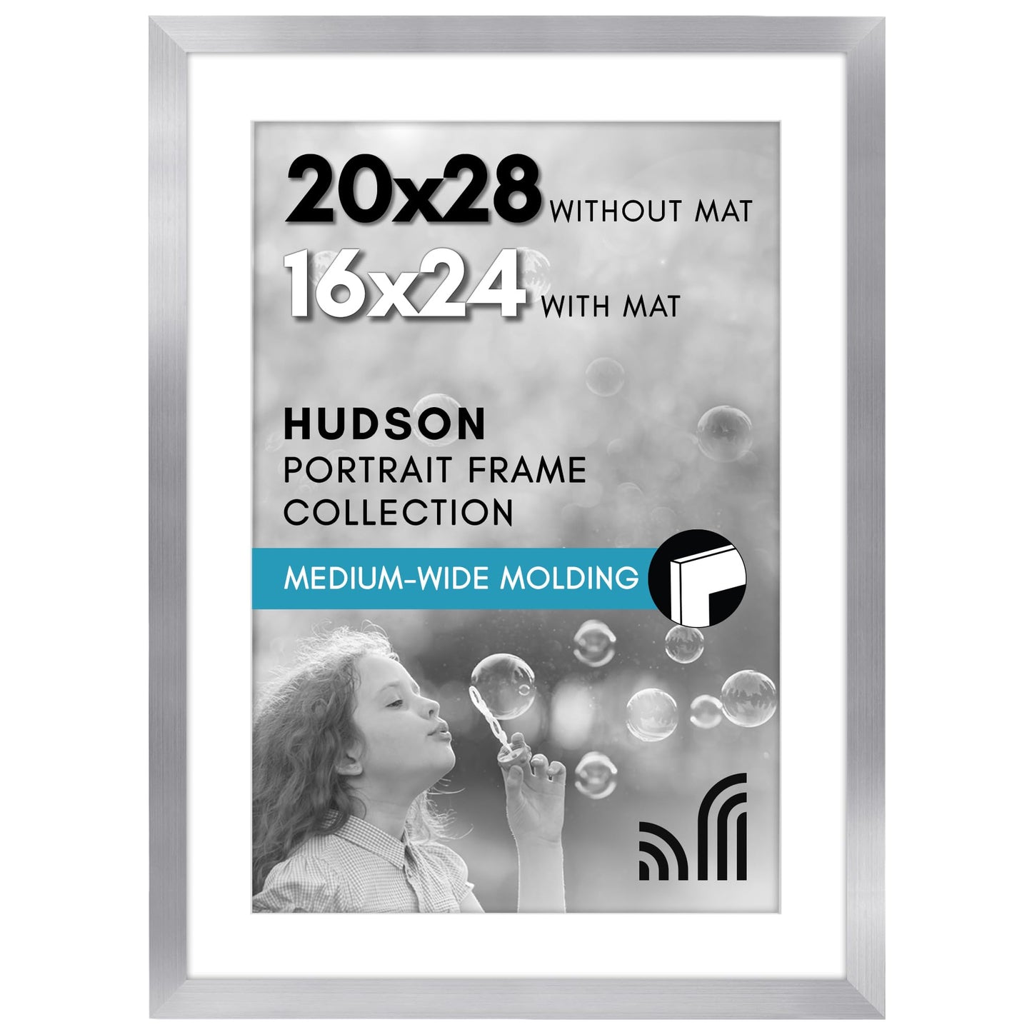 Oversized Gallery Picture Frame with Mat | Hudson Collection