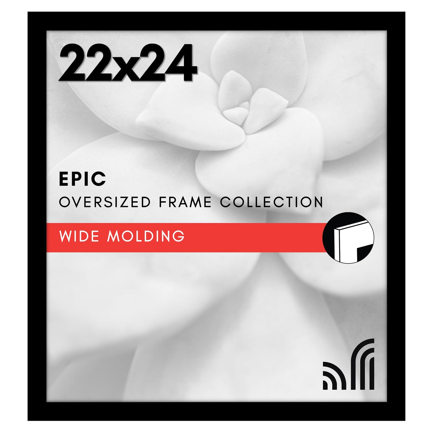 Gallery Poster Frame with Wood Grain Finish | Epic Collection