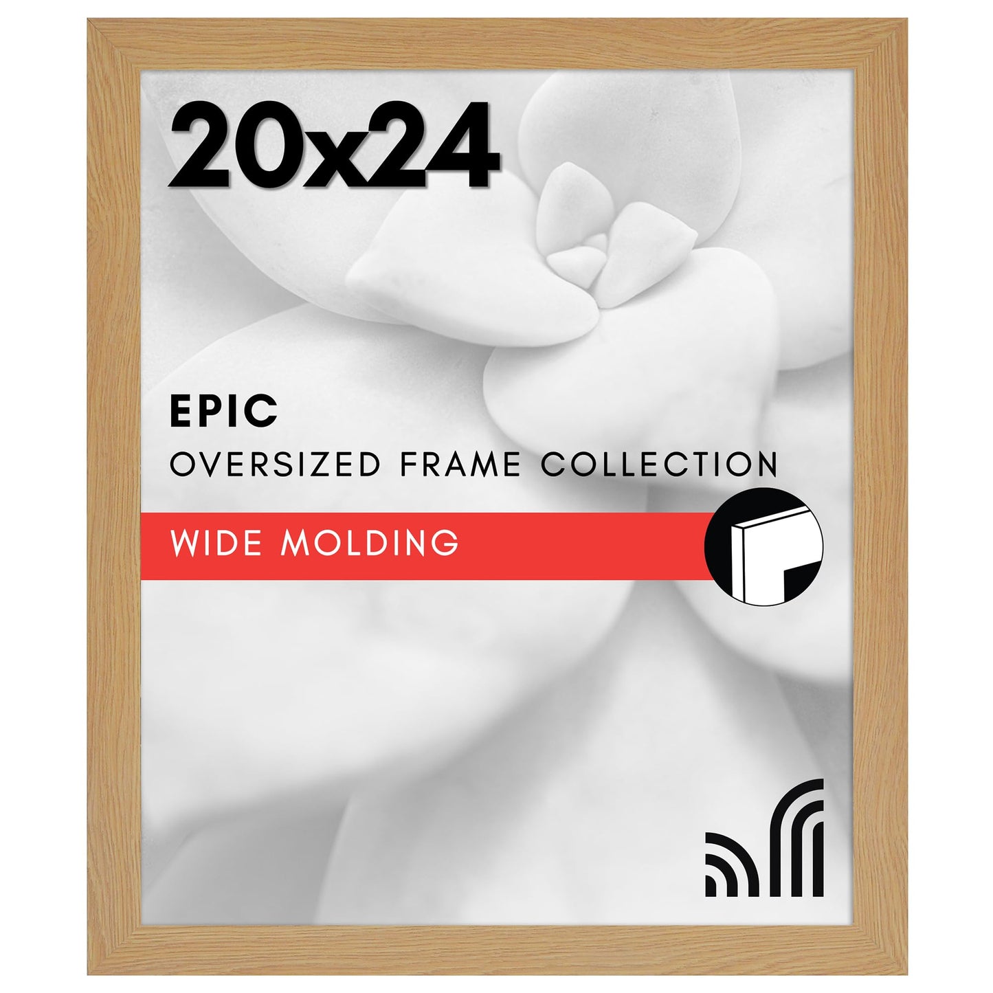 Gallery Poster Frame with Wood Grain Finish | Epic Collection