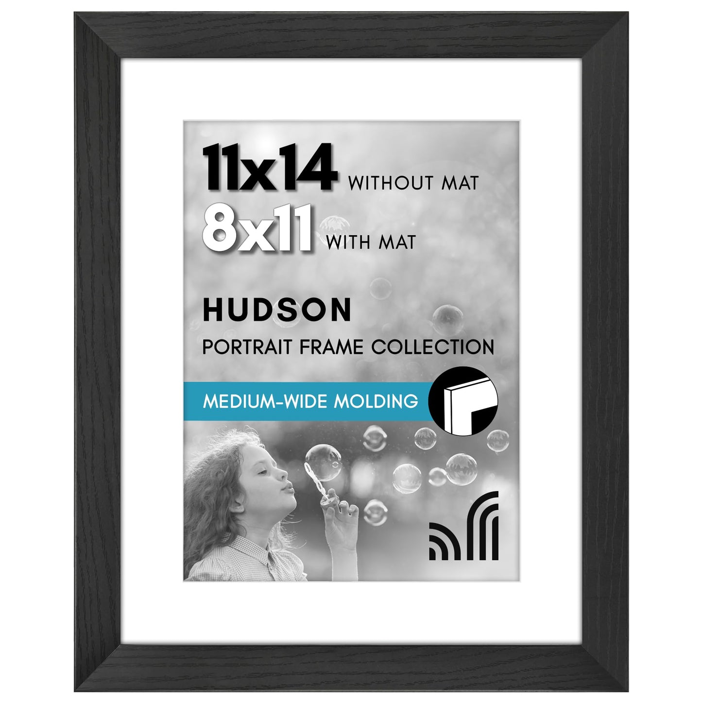 Oversized Gallery Picture Frame with Mat | Hudson Collection