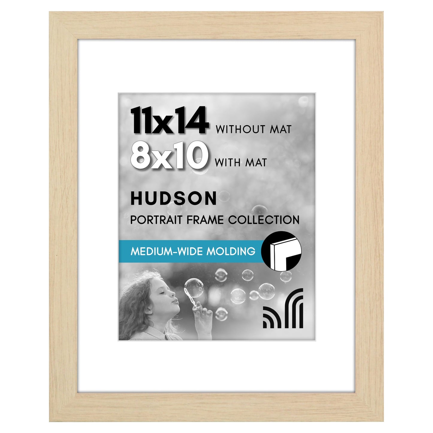 Oversized Gallery Picture Frame with Mat | Hudson Collection