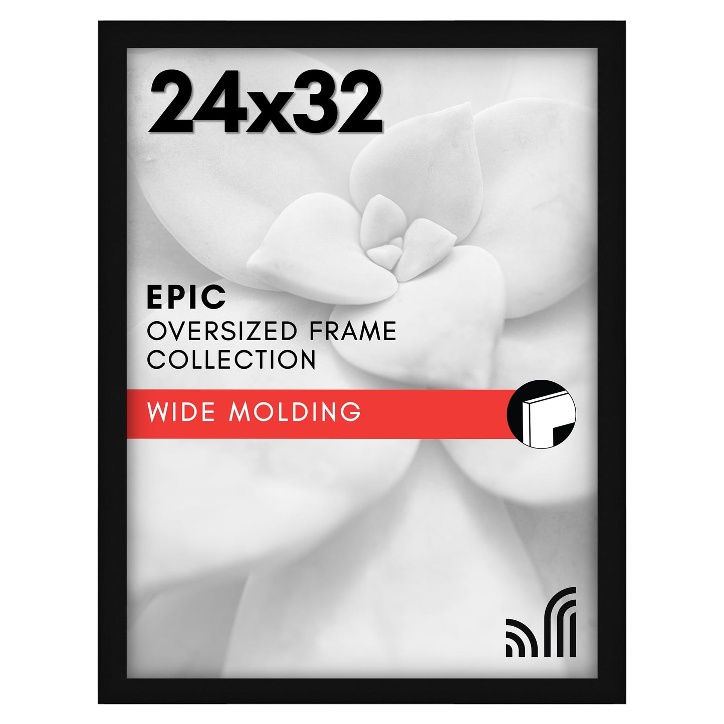 Gallery Poster Frame with Wood Grain Finish | Epic Collection