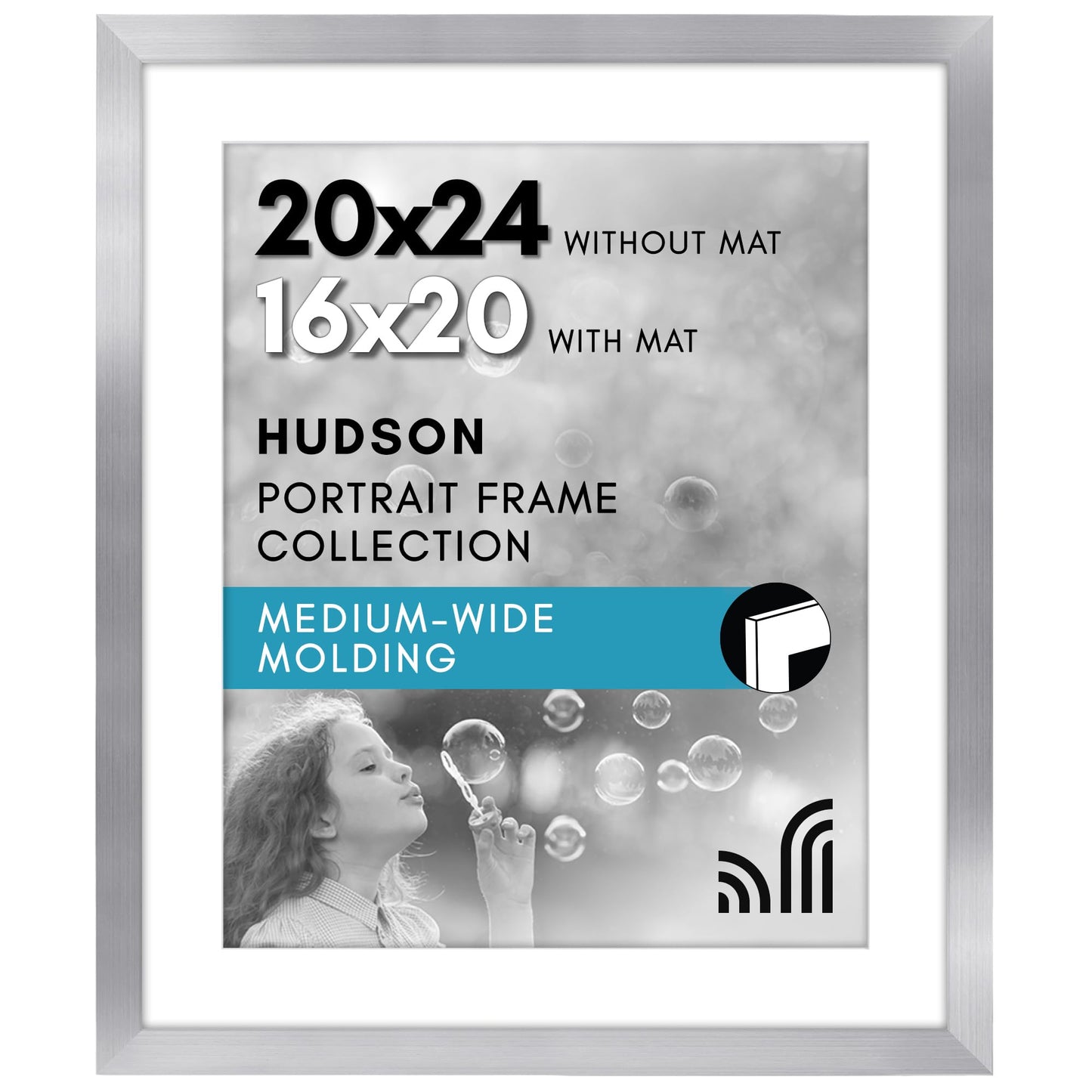 Oversized Gallery Picture Frame with Mat | Hudson Collection