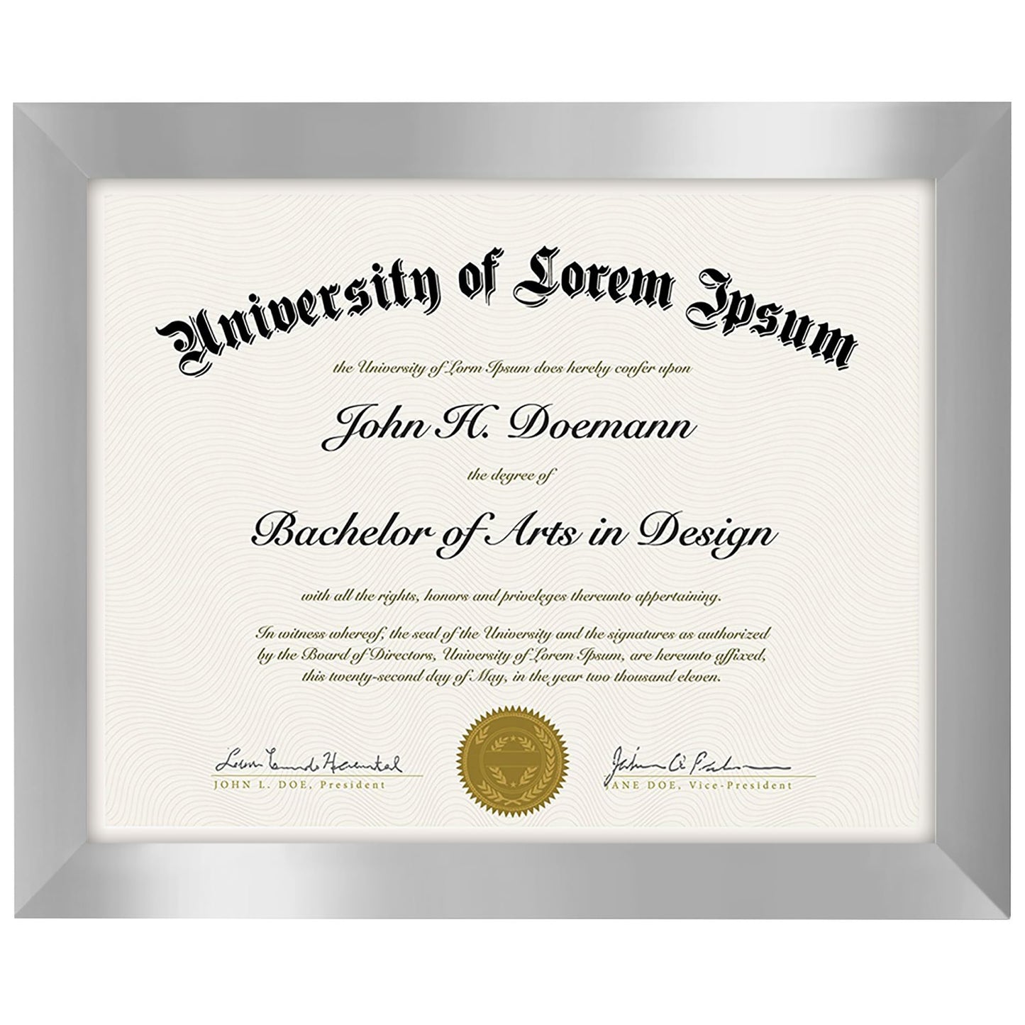 Diploma Frame | Legacy Collection | Modern - Premium Quality Display