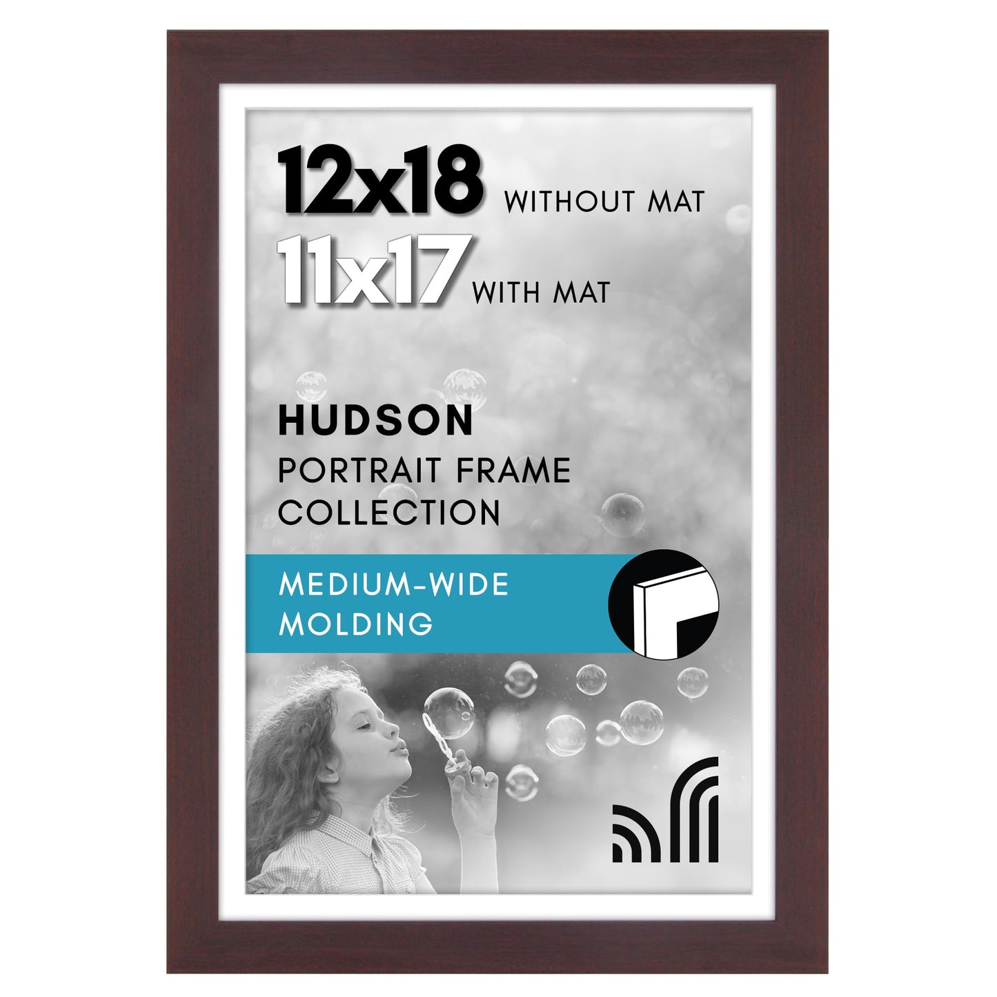 Oversized Gallery Picture Frame with Mat | Hudson Collection
