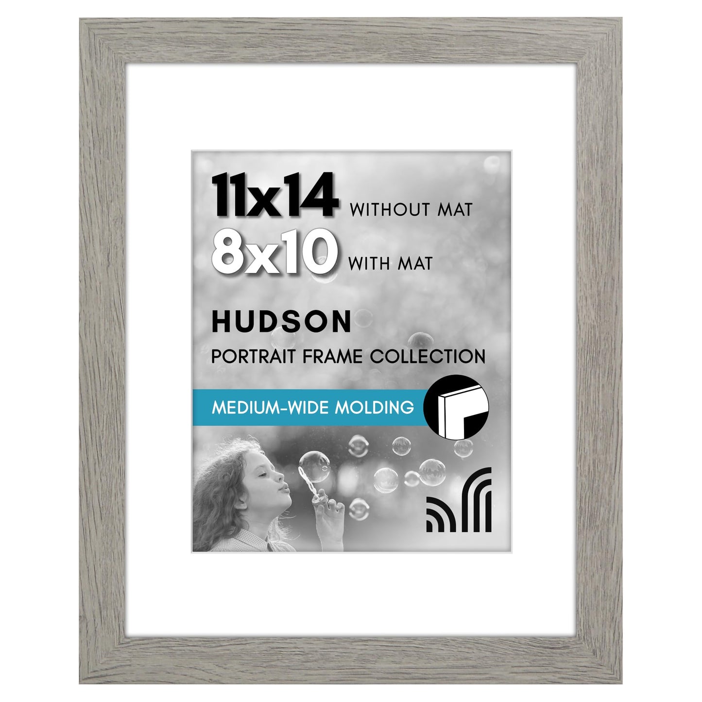 Oversized Gallery Picture Frame with Mat | Hudson Collection