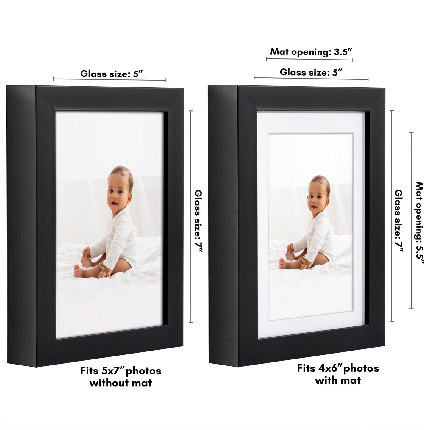 Gallery Picture Frame with Mat | Soho Collection