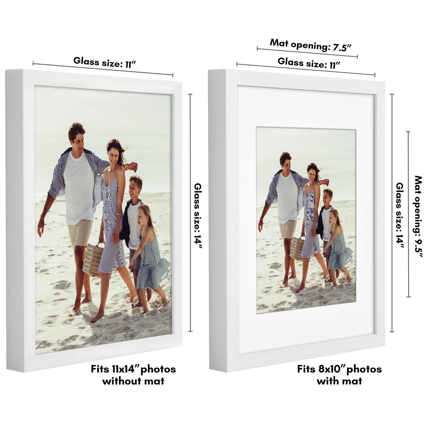 Gallery Picture Frame with Mat | Soho Collection
