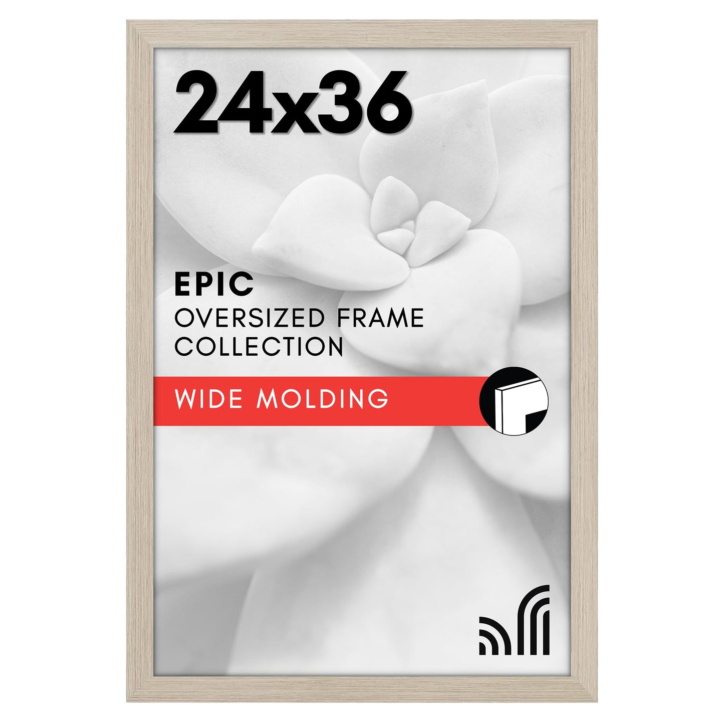 Gallery Poster Frame with Wood Grain Finish | Epic Collection