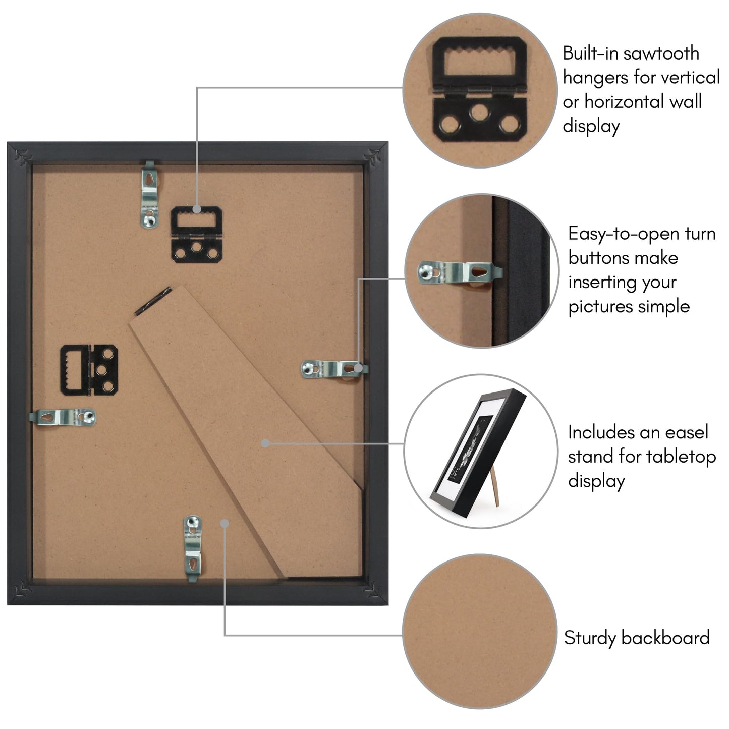 Gallery Picture Frame with Mat | Soho Collection