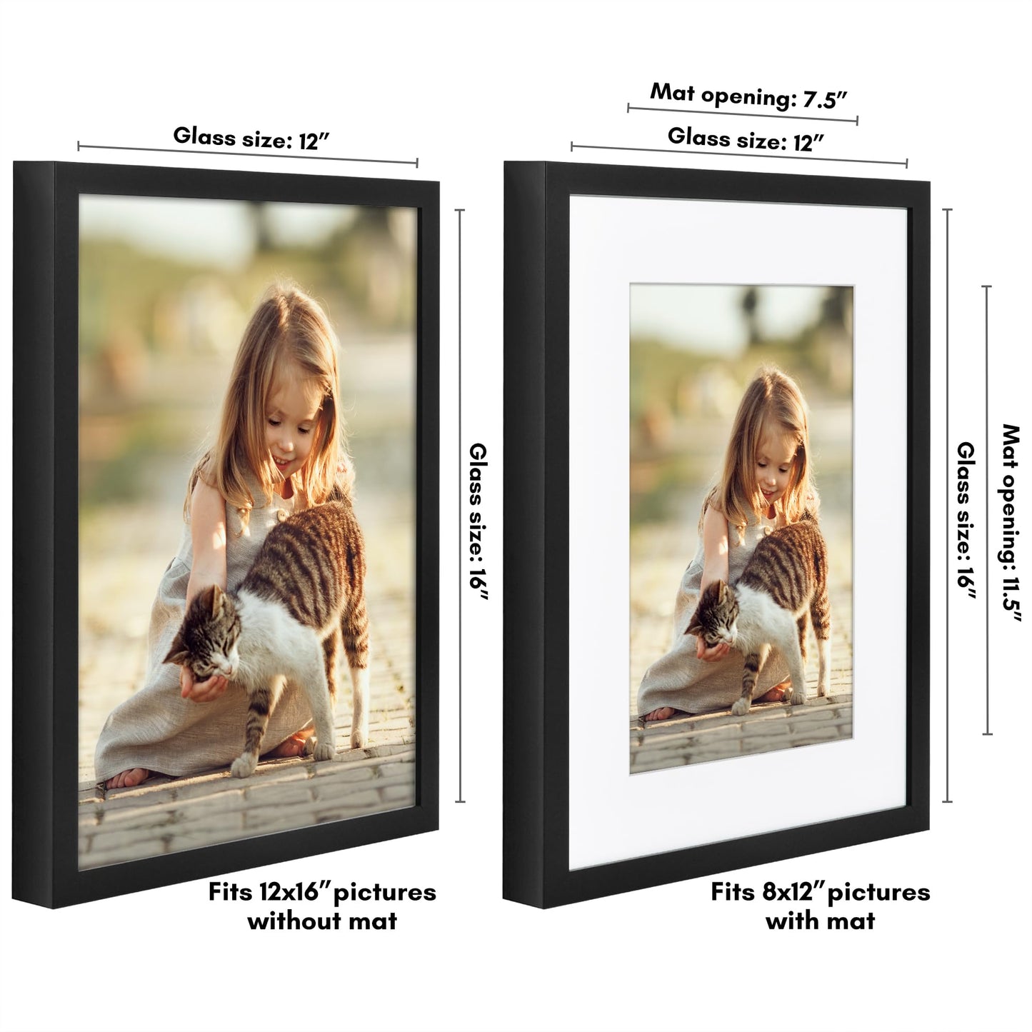 Gallery Picture Frame with Mat | Soho Collection