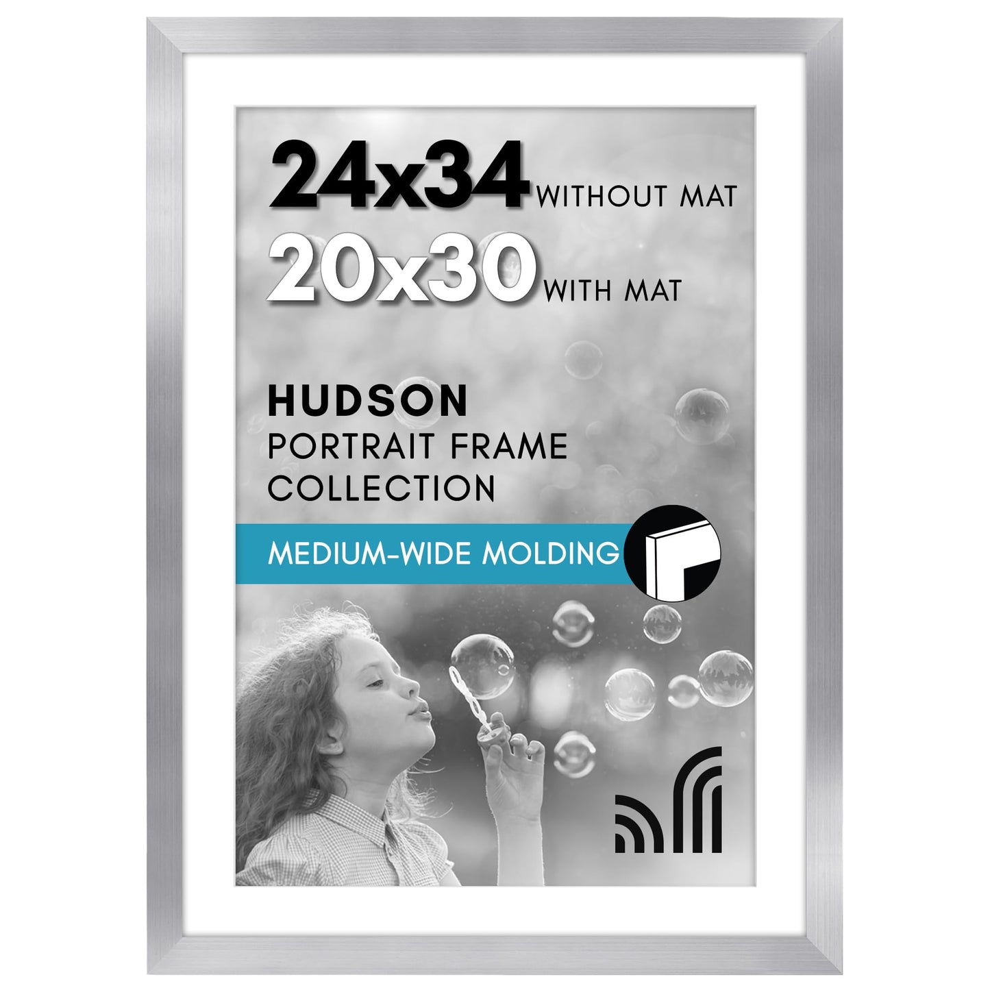 Oversized Gallery Picture Frame with Mat | Hudson Collection