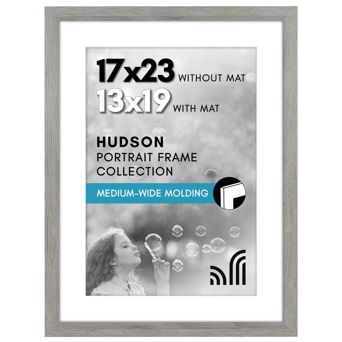 Oversized Gallery Picture Frame with Mat | Hudson Collection
