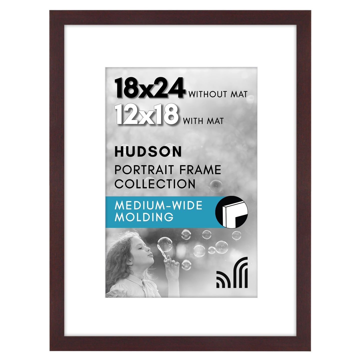 Oversized Gallery Picture Frame with Mat | Hudson Collection
