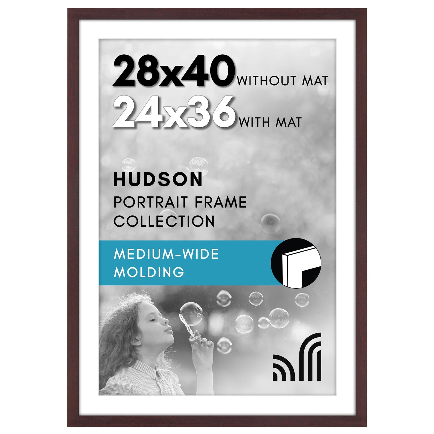 Oversized Gallery Picture Frame with Mat | Hudson Collection